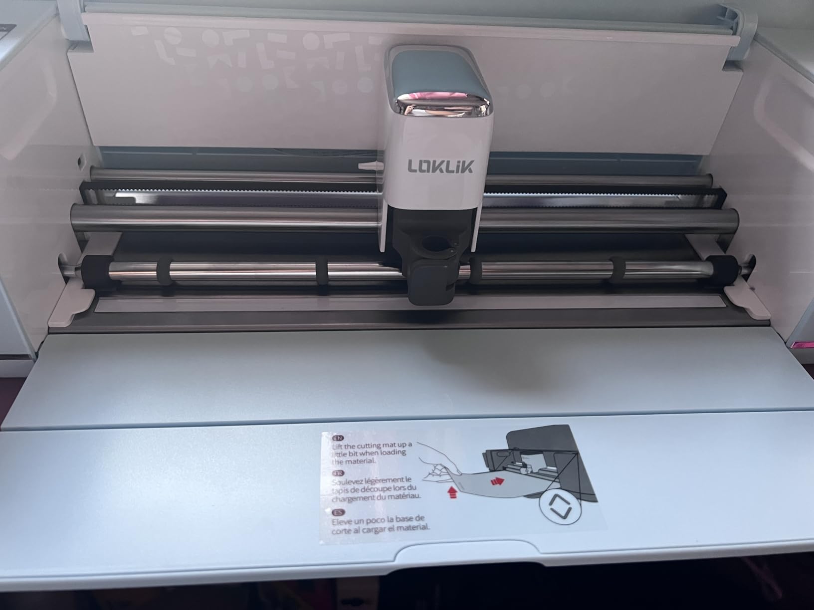 LOKLiK Cutting Machine 2 by HTVRONT - 5 in 1 Vinyl Cutter Machine with 5X Cutting Force, Cuts 100+ Materials, AI Painting, 13'' Smart Die Cutting Machine for All Crafts Cards 3D Arts Home Decor - Customer Photo 1
