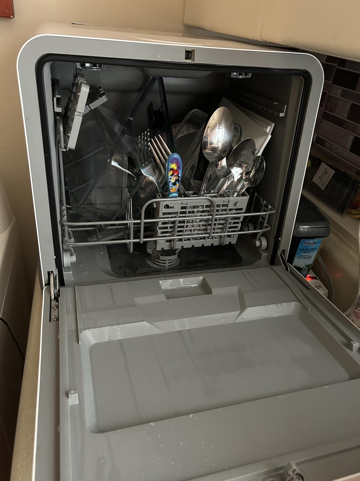 Silonn Portable Countertop Dishwasher, Mini Dishwasher with 5L Water Tank for Apartments/RVs No Hookup Needed, Dish washer with 7 Wash Programs 4 Place Settings 360° Triple Spray System & Auto Air Dry - Customer Photo 1