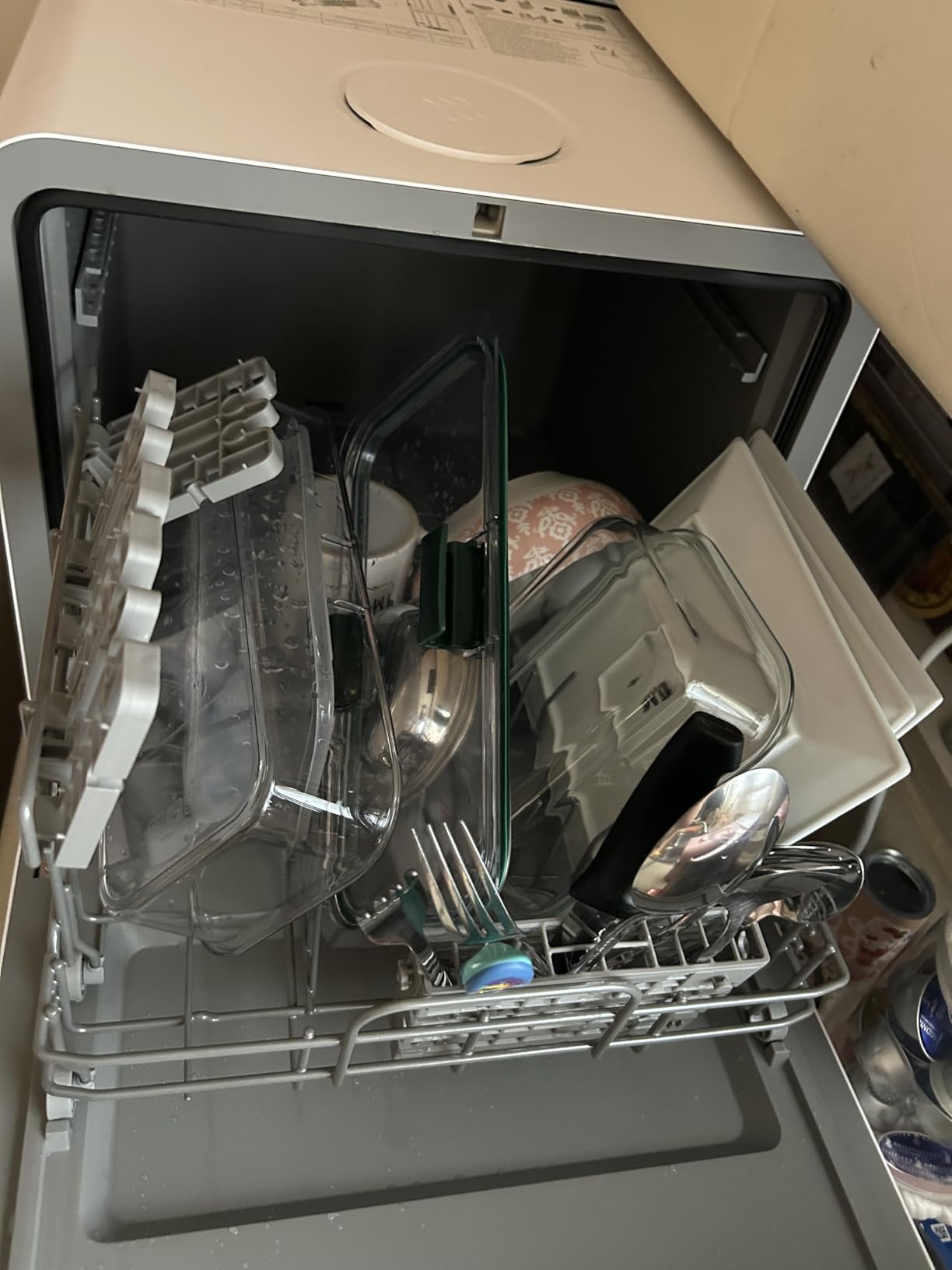 Silonn Portable Countertop Dishwasher, Mini Dishwasher with 5L Water Tank for Apartments/RVs No Hookup Needed, Dish washer with 7 Wash Programs 4 Place Settings 360° Triple Spray System & Auto Air Dry - Customer Photo 2