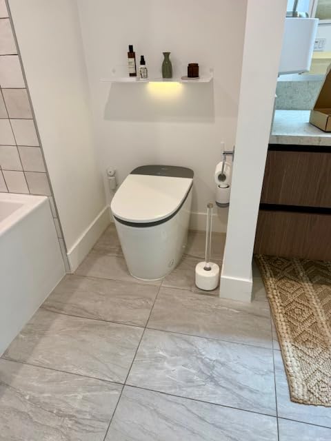 EPLO Smart Bidet Toilet with Auto Open Close,1000 Gram MaP Flush Score,Foam Dispenser, ADA Comfort Height, Blackout Flush,Auto Flush,Heated Seat,One Piece Elongated Toilet with Tank Built in U8MAX - Customer Photo 1