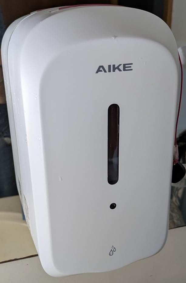 AIKE 33.8oz Automatic Wall Mount Liquid Soap Dispenser with Commercial ABS Construction, Model AK1226S - Customer Photo 1