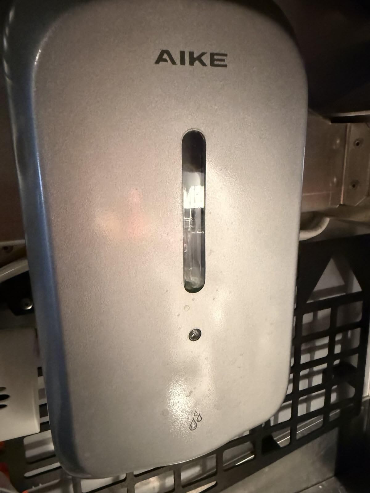 AIKE 33.8oz Automatic Wall Mount Liquid Soap Dispenser with Commercial ABS Construction, Model AK1226S - Customer Photo 2