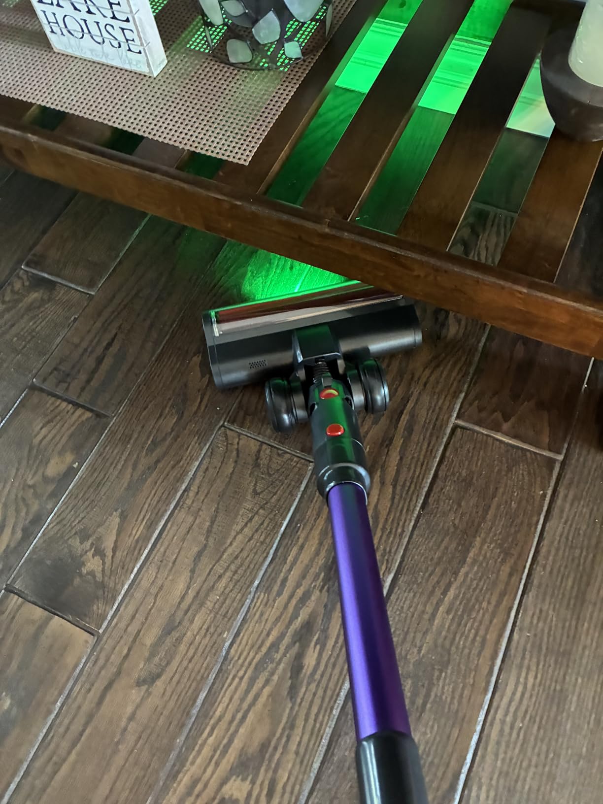 Cordless Vacuum Cleaner, 600W 50KPA 65 Mins Vacuum Cleaners for Home, Cordless Stick Vacuum with Powerful Suction, Wall Mount Charging Dock, Rechargeable Vacuum for Pet Hair/Carpet/Hardwood Floors - Customer Photo 2