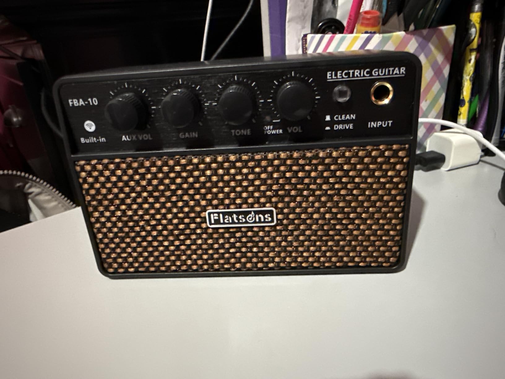 FBA-10 Guitar Amp, 10W Mini Electric Guitar Amplifier with Clean/Drive Channel, USB-C Rechargeable - Customer Photo 1