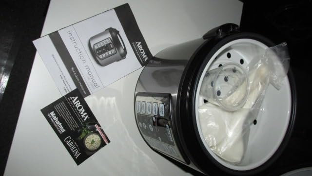 AROMA® CoreCoat™ Digital Rice Cooker & Steamer for Brown Rice with Nonstick Ceramic Coating (8 Cups Cooked, 4 Cups Uncooked) - Customer Photo 4