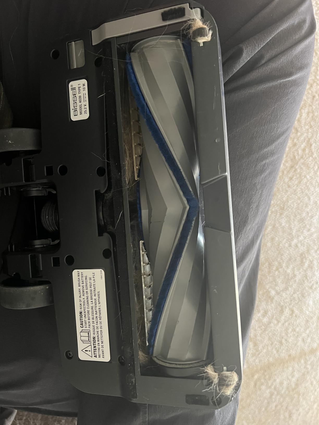 BISSELL PowerClean FurFinder 200W Self-Standing Cordless Vacuum w/Tangle Free Brush Roll, Strong Suction, Removeable Battery, Wall Mount, Upholstery Tool & Bright Headlights - Customer Photo 1