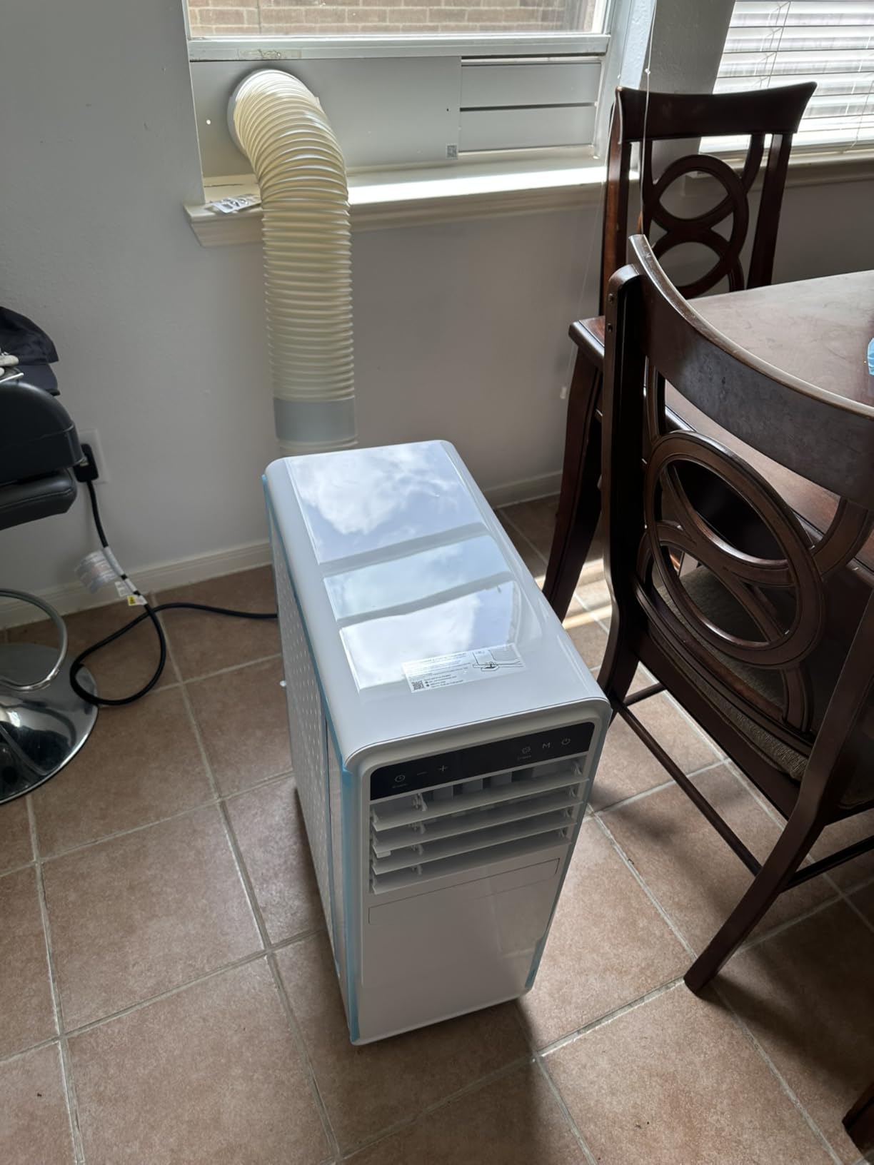 12000 BTU Portable Air Conditioners for Room up to 500 sq.ft, 3-in-1 Free Standing Quiet Portable AC Unit with Fan & Dehumidifier, Remote Control, Sleep Mode/24h Timer, 4 Speed, Auto Swing - Customer Photo 2