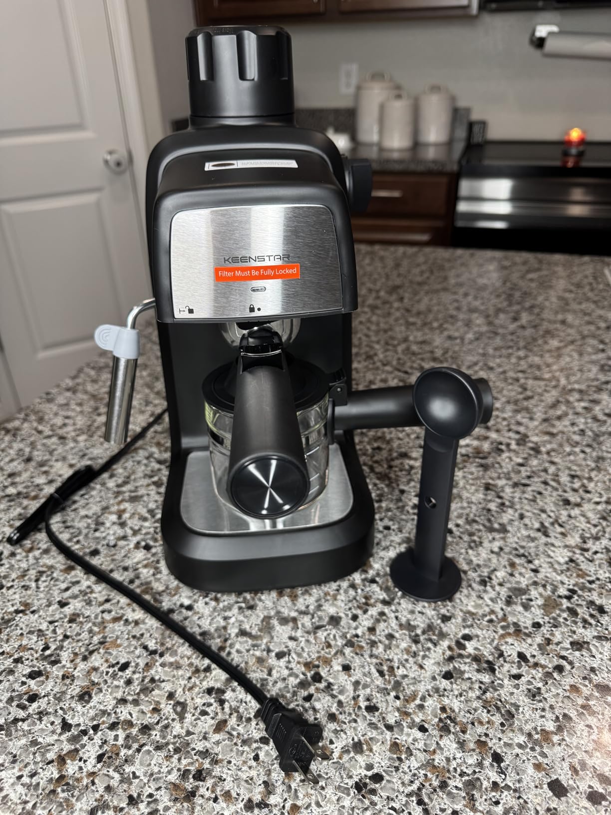 3.5Bar Espresso Machine with Milk Frother - Customer Photo