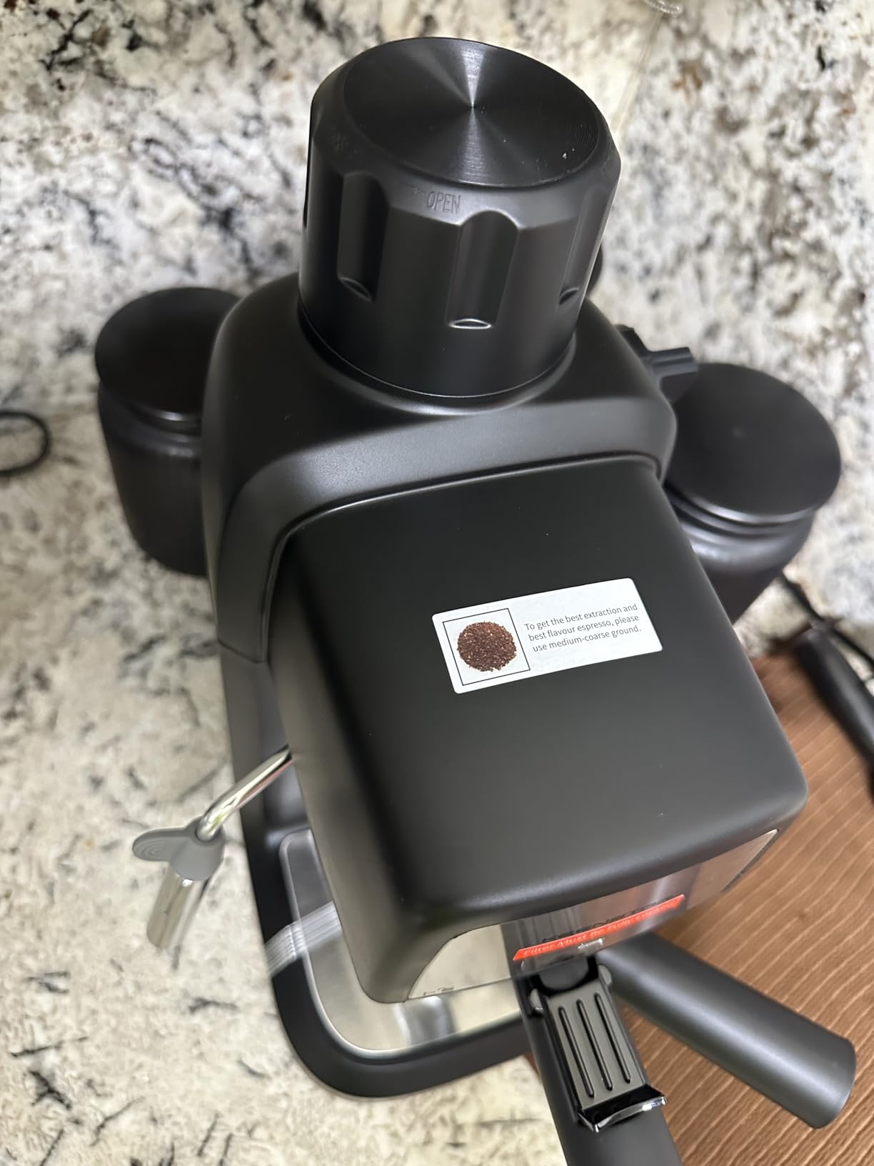 3.5Bar Espresso Machine with Milk Frother - Customer Photo