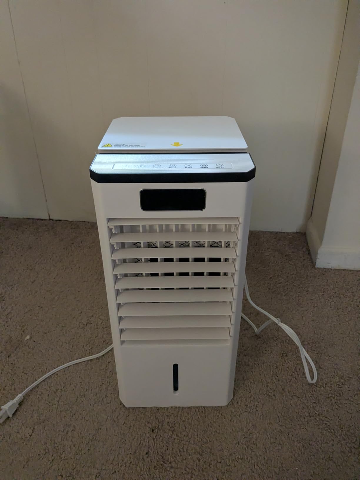 Portable Air Conditioners No Windows Needed, 3-IN-1 Swamp Cooler, Evaporative Air Cooler, 4 Modes & 3 Speeds, 2-Gal Water Tank for Long Cooling, Max 20 FT/S Remote Control, 12 Hours Timer Customer Review Portable Air Conditioners No Windows Needed, 3-IN-1 Swamp Cooler, Evaporative Air Cooler, 4 Modes & 3 Speeds, 2-Gal Water Tank for Long Cooling, Max 20 FT/S Remote Control, 12 Hours Timer - Customer Photo 3