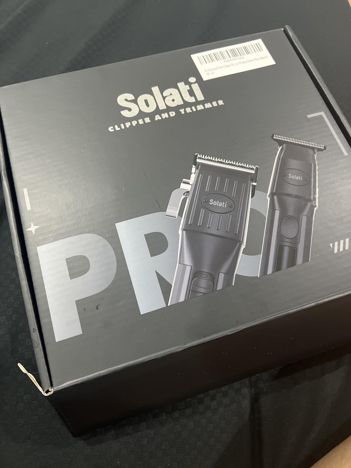 Professional Hair Clippers for Men Cordless Trimmers Kit with LED Display Electric Beard Trimmer for Kid Cordless Beards Trimmer Haircut Grooming Kit Gift for Men Women Barber Kids (Black) - Customer Photo 1