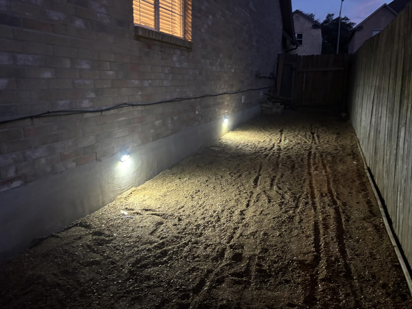 Aootek New Solar Motion Sensor Lights 120 LEDs with Lights Reflector,270° Wide Angle, IP65 Waterproof, Step Lights for Front Door, Yard, Garage, Deck (Front Button 6-Pack) - Customer Photo 1