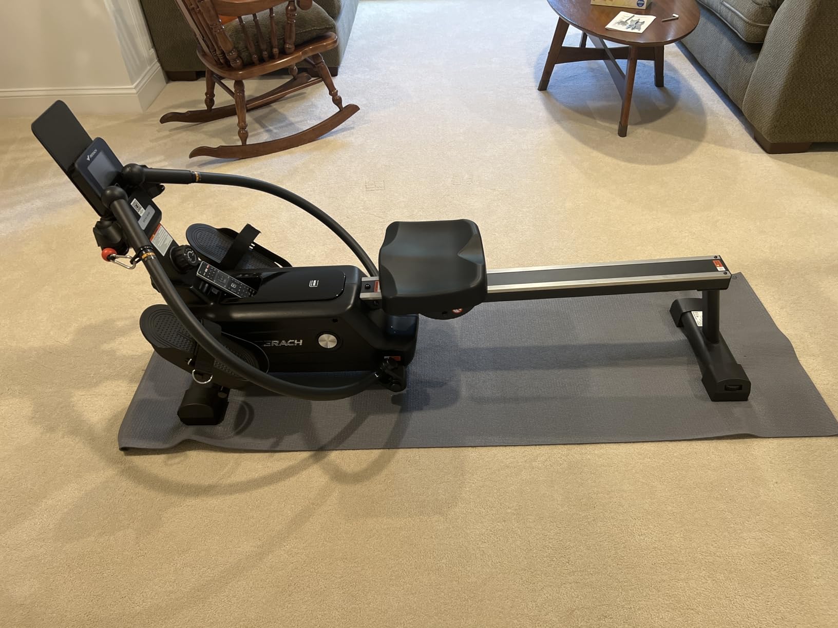 MERACH Sculls Rowing Machines for Home, Magnetic Rowing Machine with 16-Level, Simulate Real Row, Ultra-Quiet Rower, MERACH App and 1000+ Champion Coaching Course & Games - Customer Photo 1