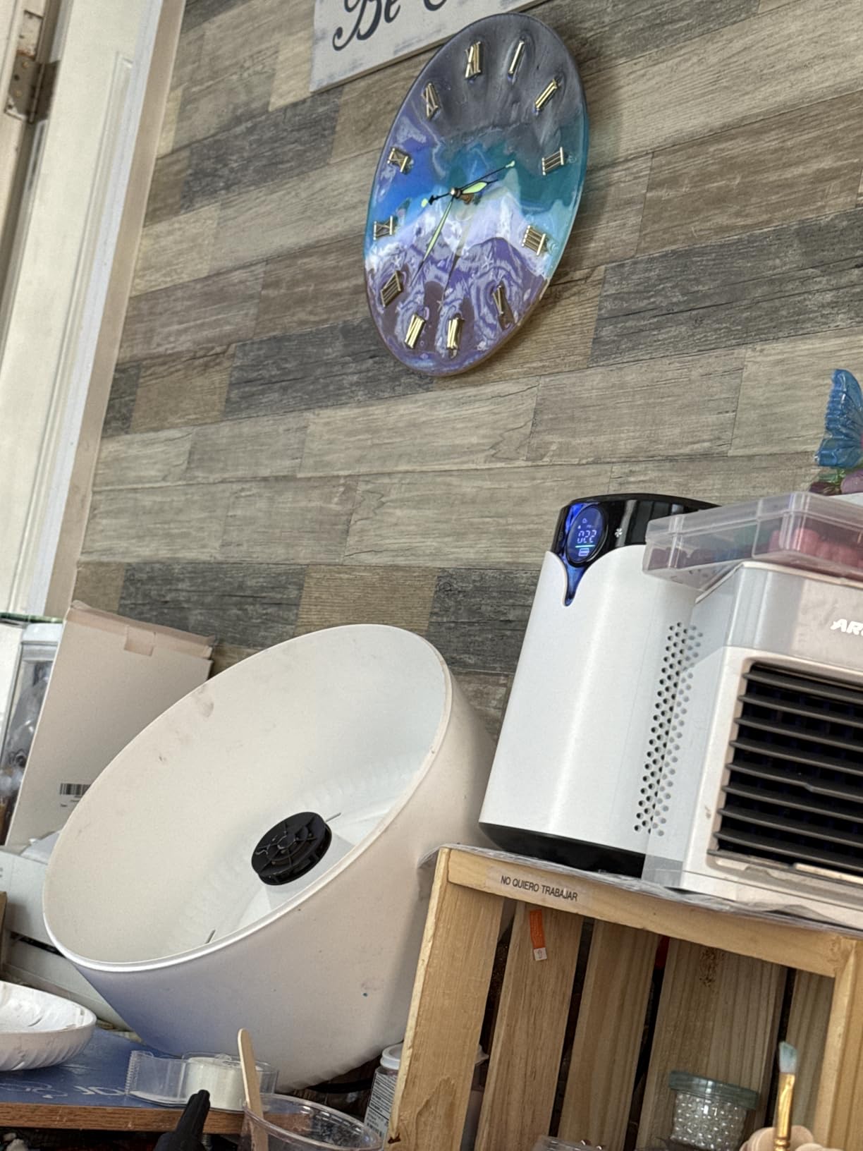 KBOSRZM Air Purifier for Epoxy Resin, Smart Resin Air Purifier with H13 True HEPA Filter 3-in-1, Air Filtration System for Resin Molding & Casting, DIY Art Epoxy Resin Tools Accessories Supplies - Customer Photo 1