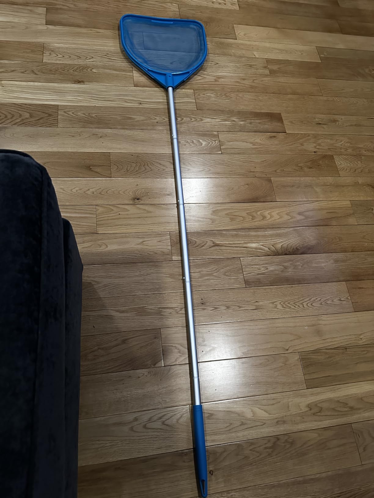 U.S. Pool Supply Pool and Spa Skimmer Net with Pole, Handheld Fine Mesh Pool Skimmer Net - Hand Held Spa, Hot Tub, Pond Cleaning - Step-Up 32
