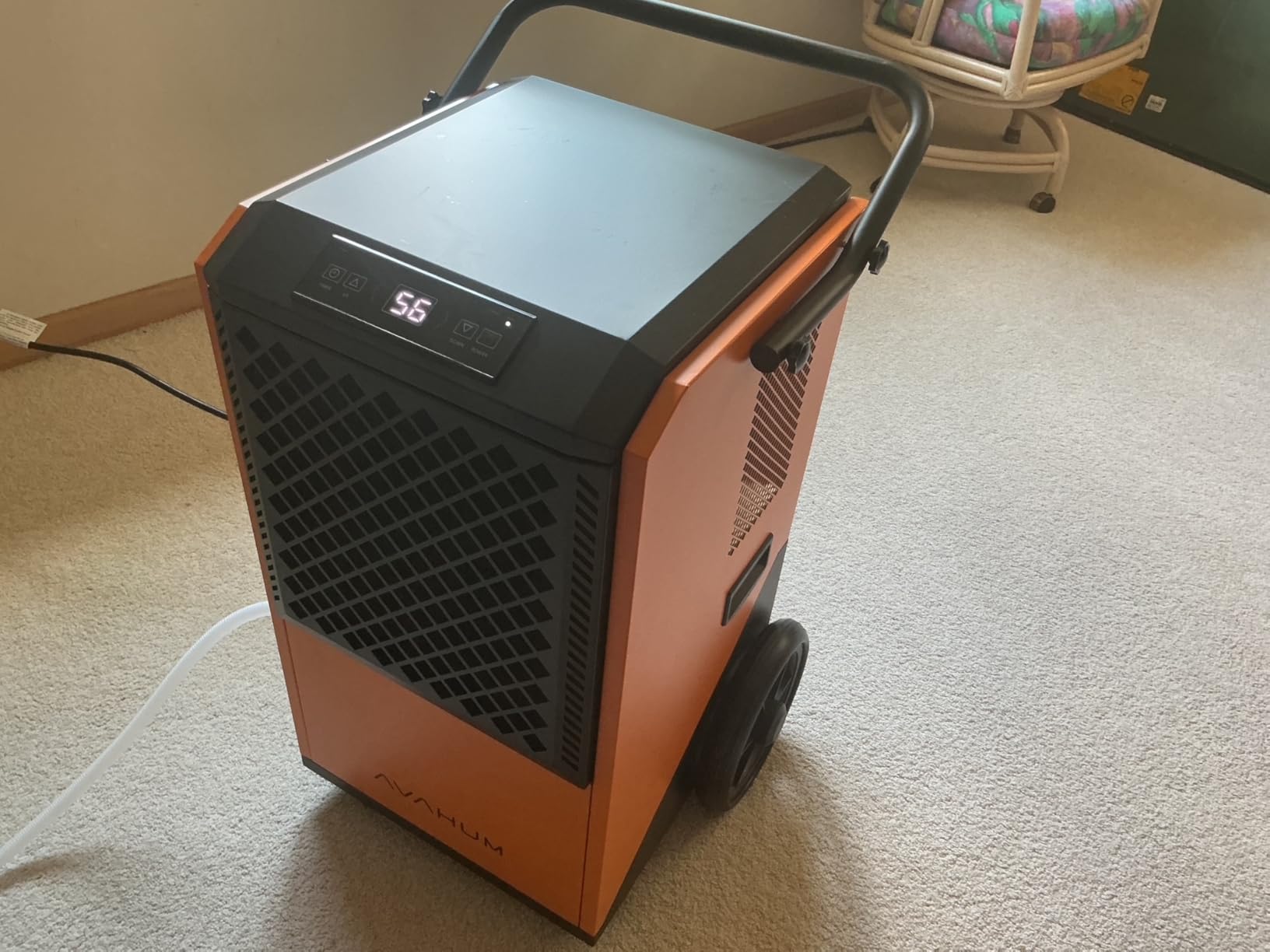 Commercial Dehumidifier for Basements,305 Pint, 9000 sqft Large Spaces,38 Gallon/Day.Commercial Grade Dehumidifiers for Industrial,24H Timer,Continuous Dehumidification,Auto defrost. - Customer Photo 1