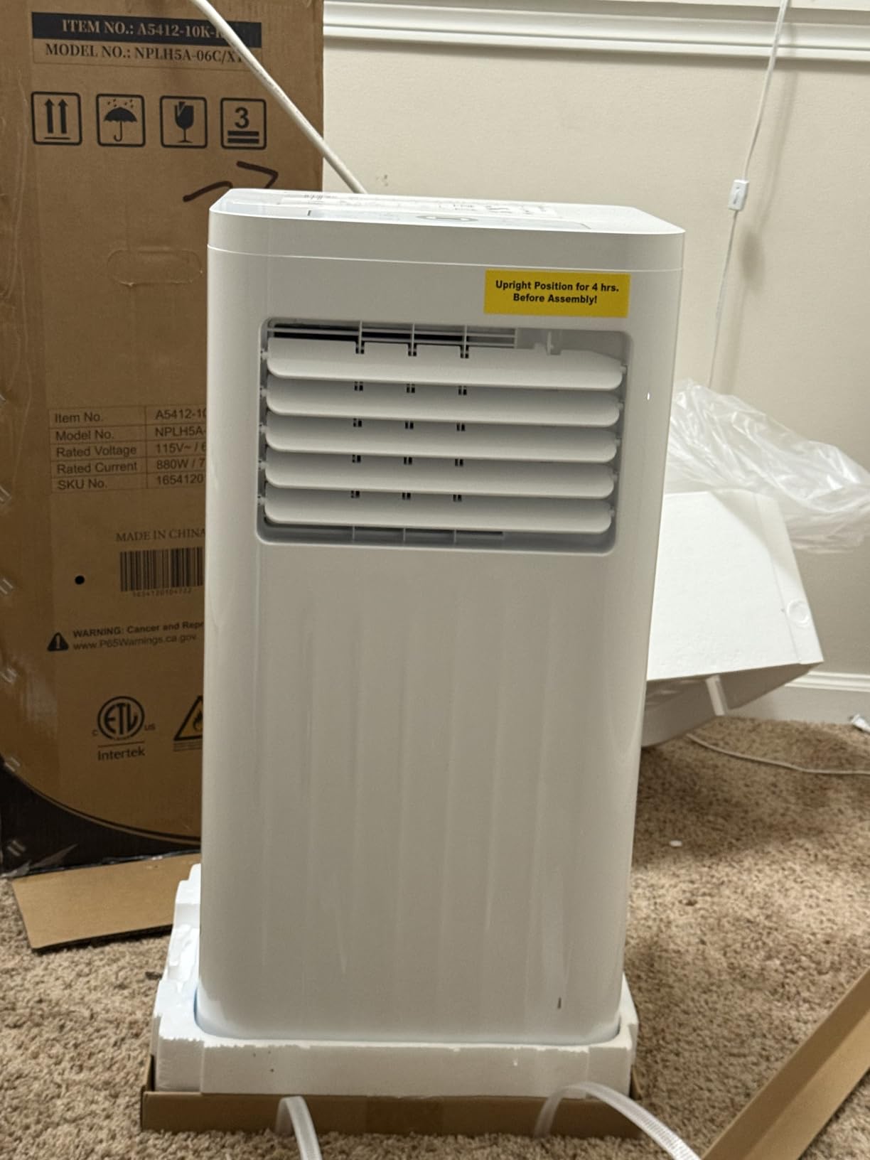Portable Air Conditioners 8000 BTUs, Portable AC unit Cools Up to 350 sq.ft,3-in-1 Free Standing Cooling AC Unit with Fan & Dehumidifier, Portable AC with Remote Control,24H Timer - Customer Photo 1