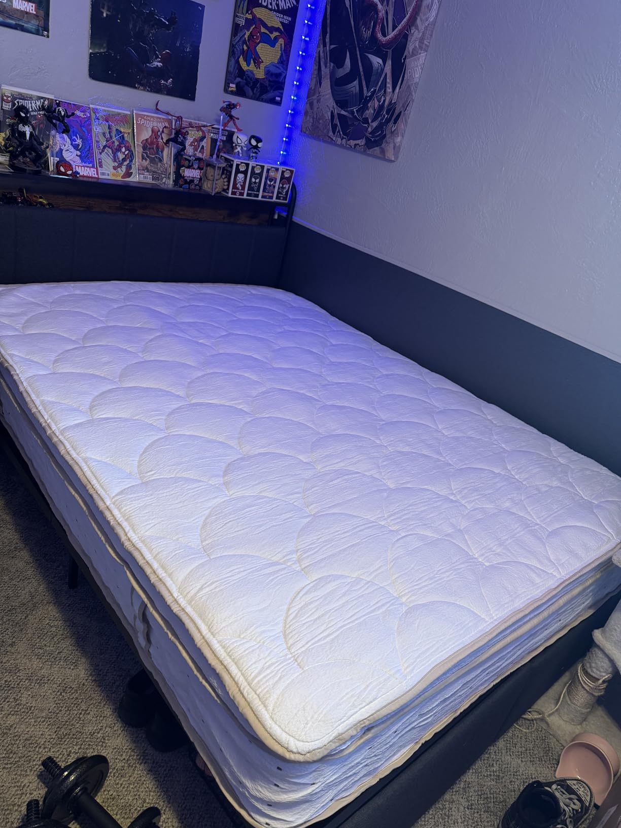 Queen Mattress 12 Inch, Medium Firm Hybrid with Memory Foam for Pressure Relief & Spinal Alignment - Supportive Comfort Without Sinkage, Superior Zoned Support, Extra Lumbar Support, Motion Isolation - Customer Photo 1
