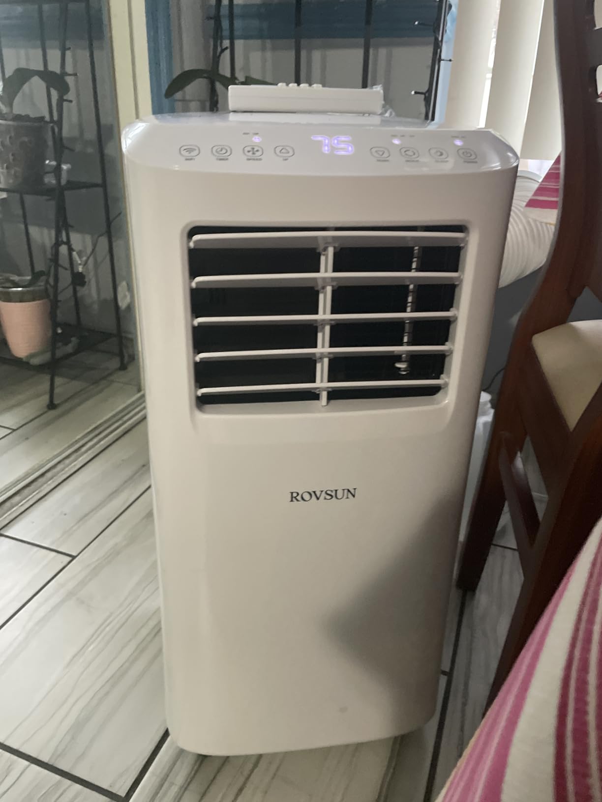 ROVSUN 9000 BTU Portable Air Conditioner with Remote Control, 3-in-1 Room AC Unit, Fan & Dehumidifier with Digital Display, 24H Timer & Installation Kits for Home Office Dorm - Customer Photo 1