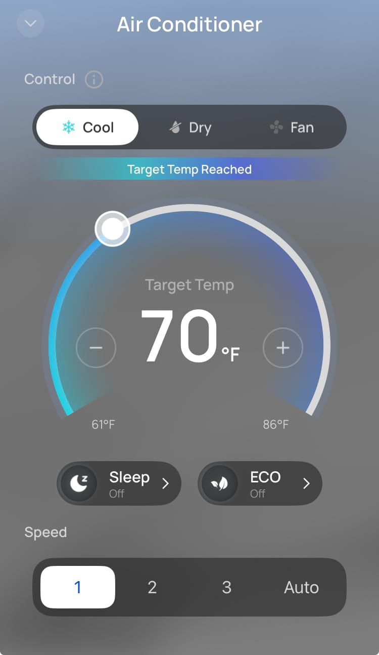 Dreo Portable Air Conditioners, 8000 BTU ASHRAE (5000 BTU DOE) Smart AC Unit for Bedroom with Drainage-free Cooling, 45dB Quiet, APP/Voice/Remote, Portable AC for Room Indoors, AC318S - Customer Photo 1