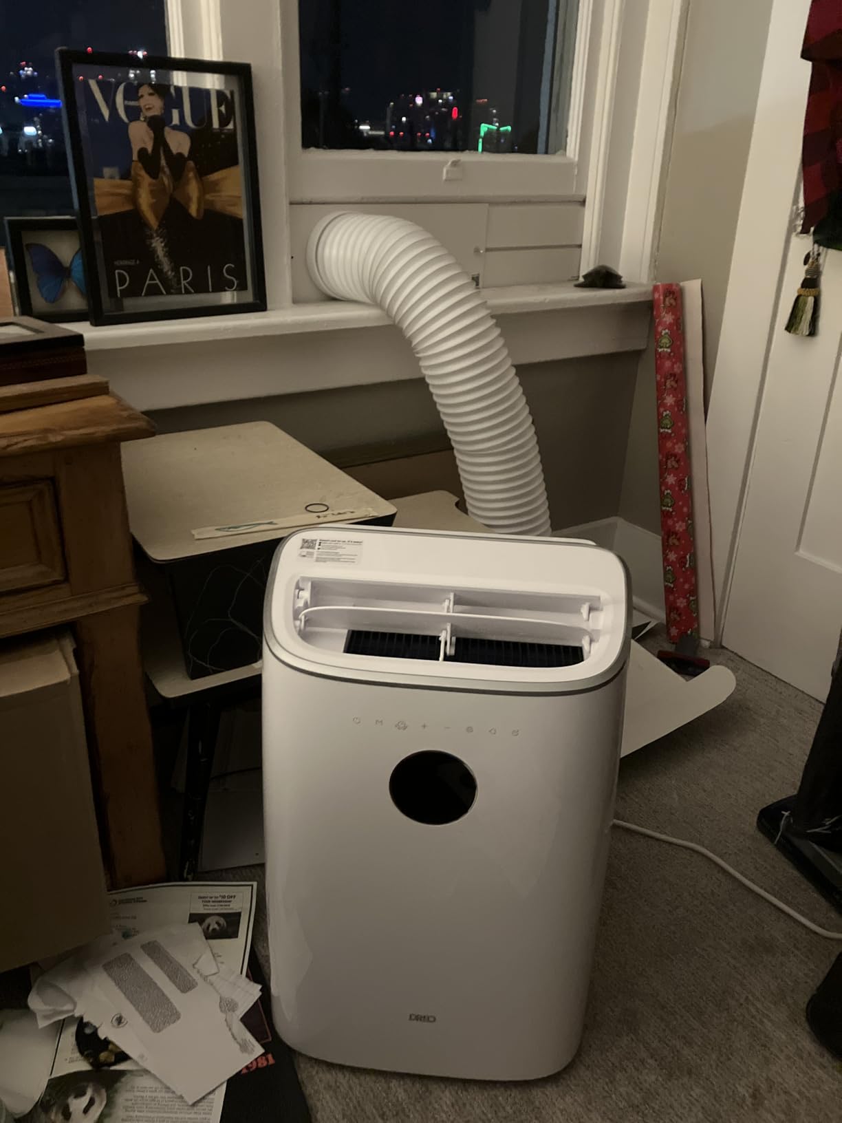 Dreo Portable Air Conditioners, 8000 BTU ASHRAE (5000 BTU DOE) Smart AC Unit for Bedroom with Drainage-free Cooling, 45dB Quiet, APP/Voice/Remote, Portable AC for Room Indoors, AC318S - Customer Photo 3