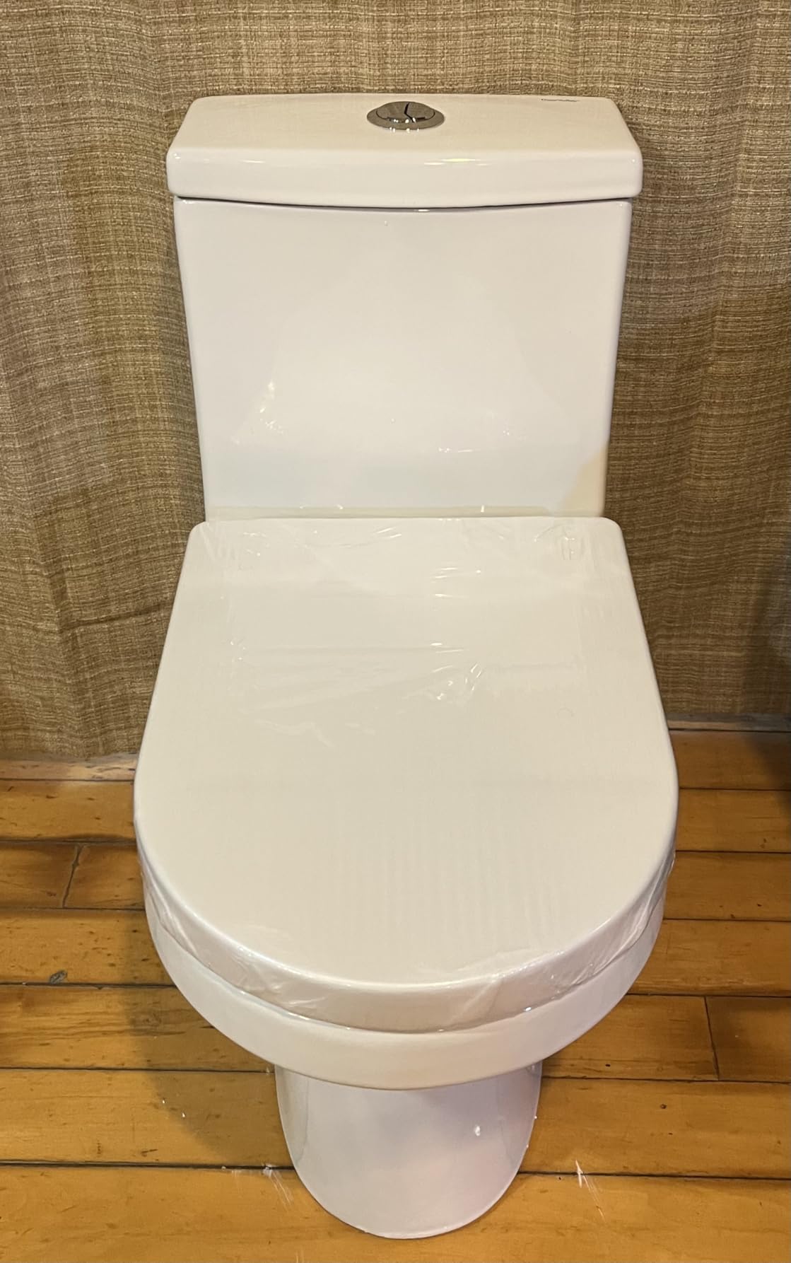 Deer Valley Compact One-Piece Toilet for Small Bathrooms, Modern Toilet with Powerful Dual Flush 1.1/1.6 GPF, Soft-Close Seat, 12
