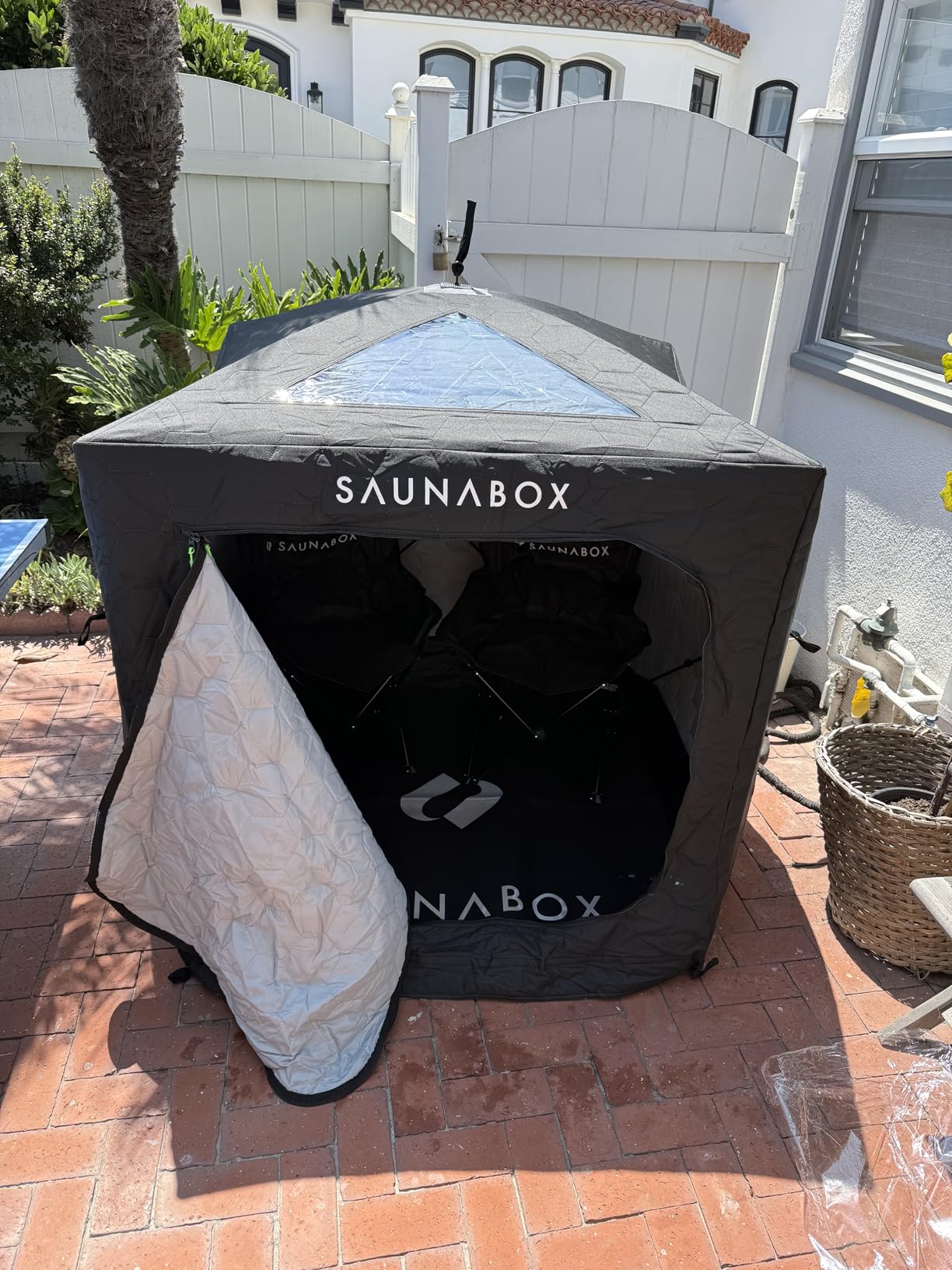 SAUNABOX SmartSteam Kit Pro | Personal Steam Sauna for Home Use | Portable Sauna Tent with Chair, Mat & Case | Full-Body Steam Therapy for Relaxation, Detox & Recovery - Customer Photo 1