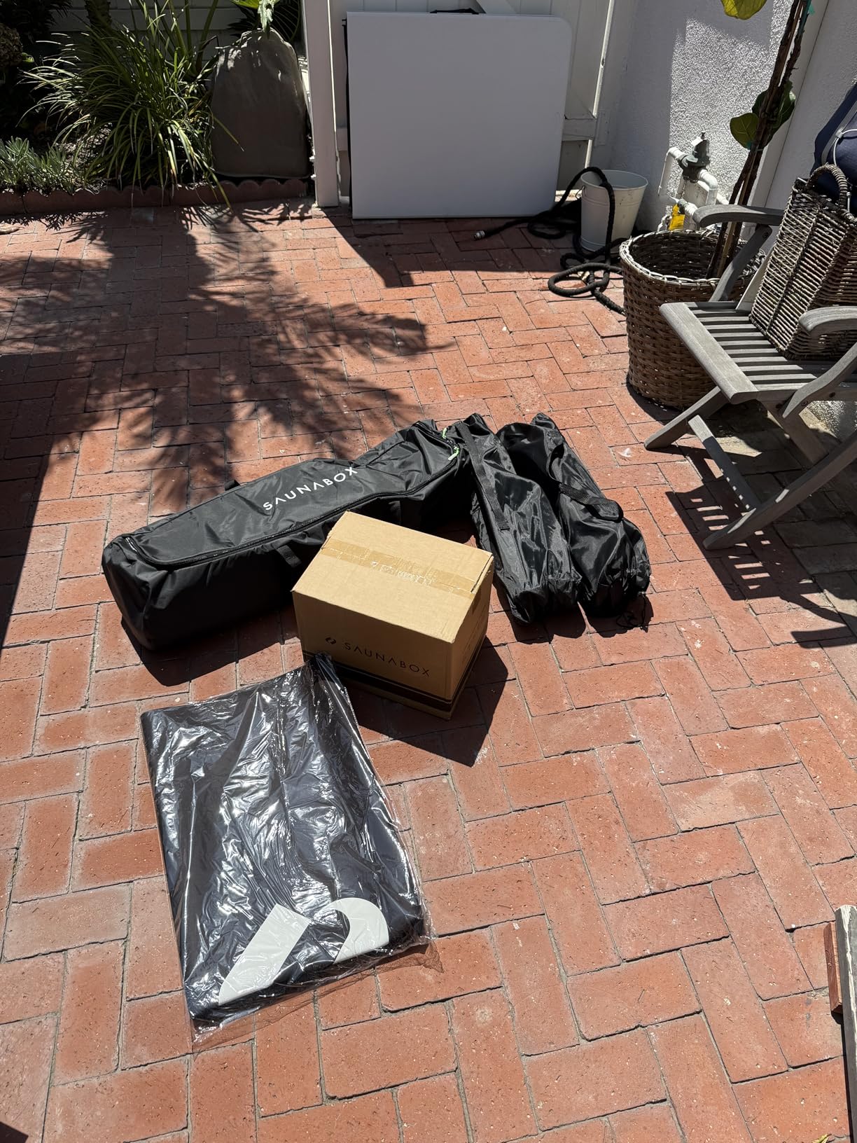 SAUNABOX SmartSteam Kit Pro | Personal Steam Sauna for Home Use | Portable Sauna Tent with Chair, Mat & Case | Full-Body Steam Therapy for Relaxation, Detox & Recovery - Customer Photo 2