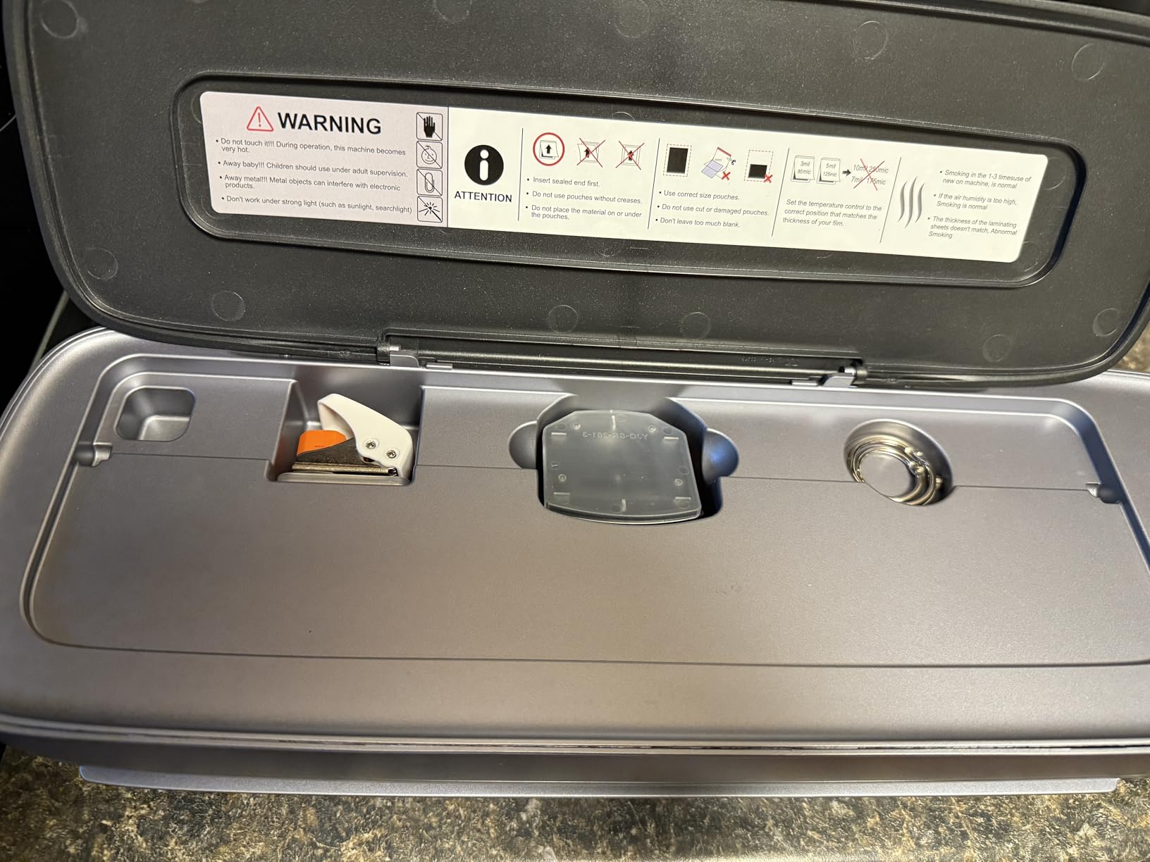 13 Inch Laminator Machine 11x17 with Laminating Sheets Personal Laminator for Teachers, 60S Warm Up Cold Thermal Lamination Machine for Home Office, A3 Laminating Machine Portable Paper Laminate Kit - Customer Photo 2