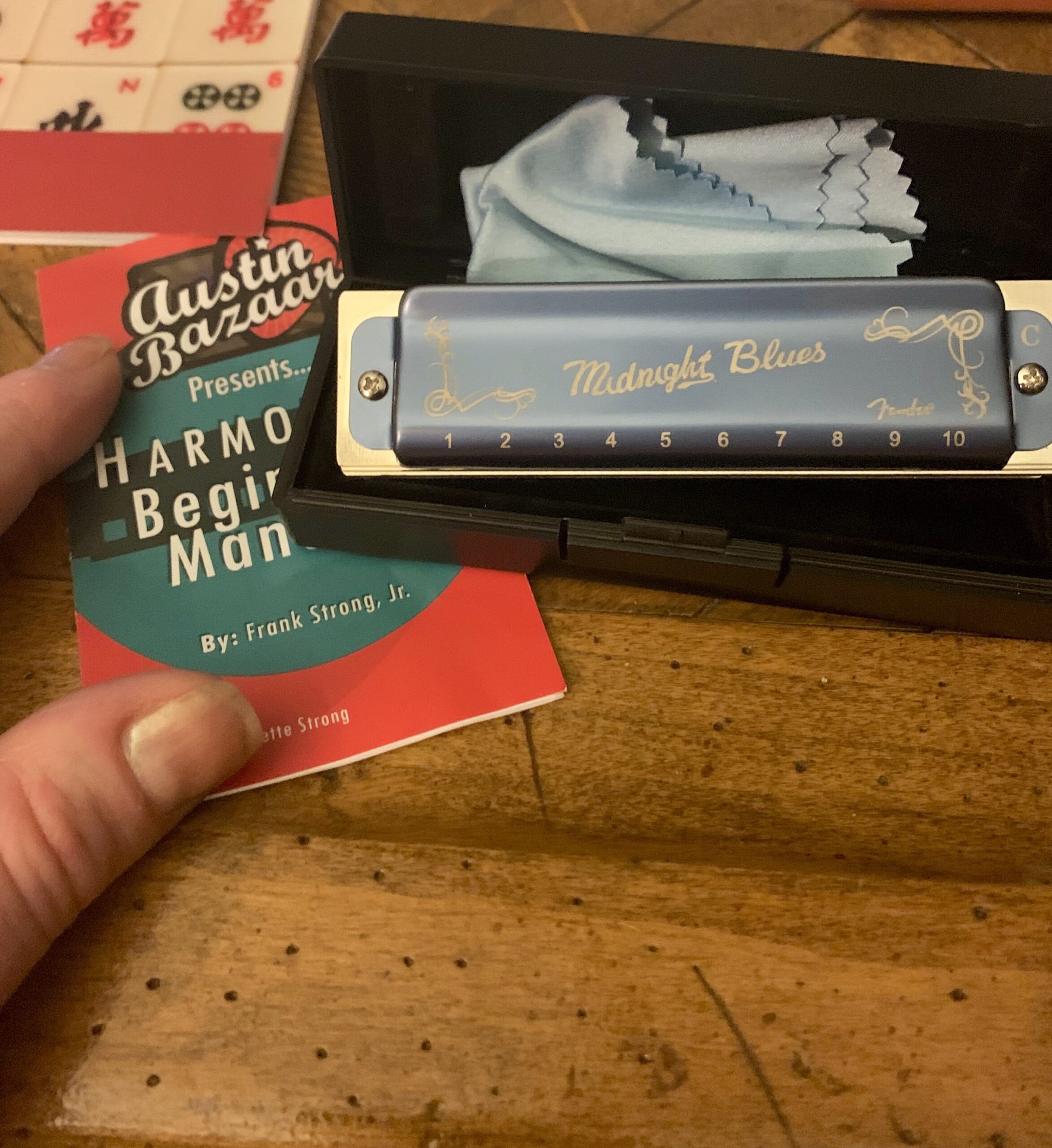 Fender Groove Pro Chromatic 12-Hole Harmonica - Key of C Bundle with Case, Polishing Cloth, and Austin Bazaar Instructional Manual Customer Review Fender Groove Pro Chromatic 12-Hole Harmonica - Key of C Bundle with Case, Polishing Cloth, and Austin Bazaar Instructional Manual - Customer Photo 1