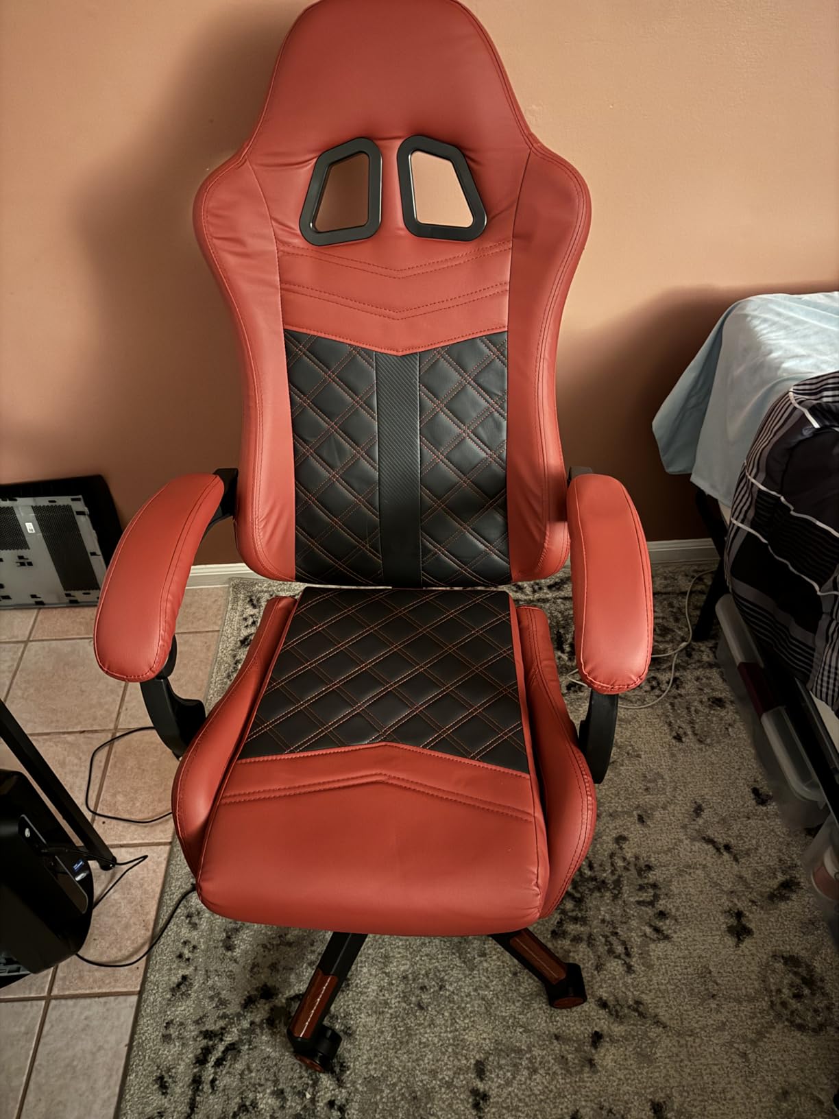 Gaming Chair, 400 lbs Adult Chair, High Back Computer Chair with Footrest and Linked Armrests, Office Video Game Chair with Lumbar Support - Customer Photo 1
