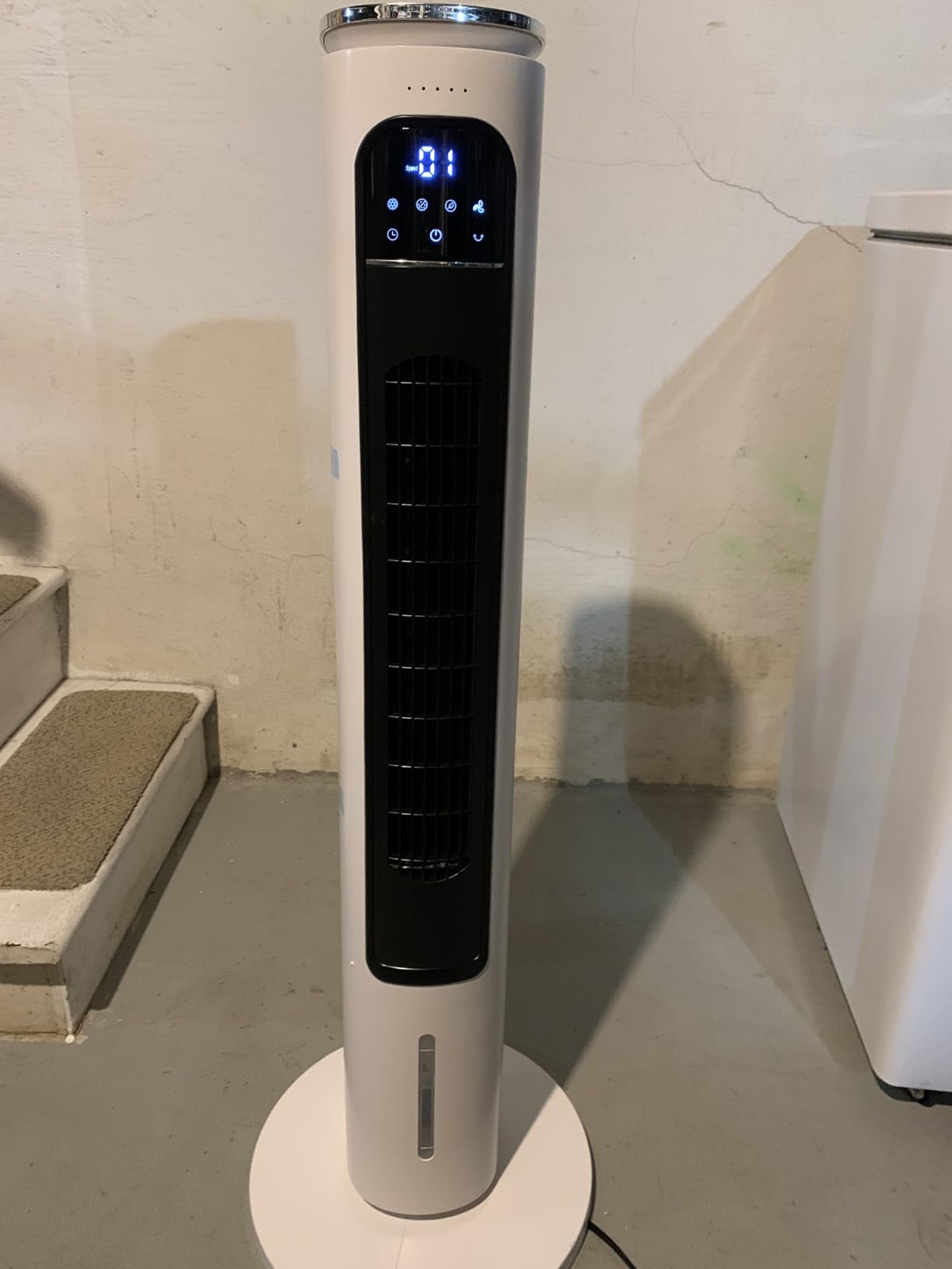 Windowless Portable Air Conditioners, 37.53'' 3-IN-1 Portable AC w/Remote, 12H Smart Timer, 70° Oscillation, 2.5L Removable Water Tank & 3 Ice Boxes, Quiet Cooling Tower Fan For Bedroom Home Office - Customer Photo 1