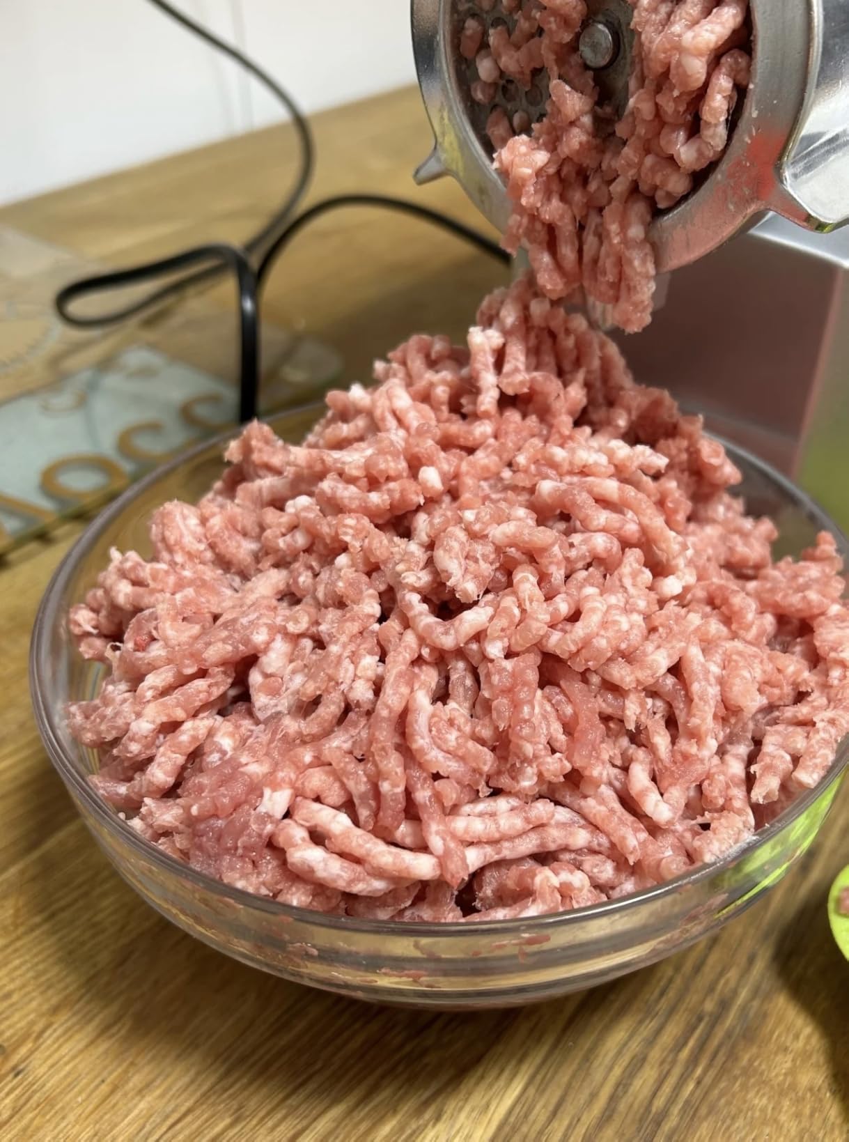 OKF Stainless Steel Electric Meat Grinder - 2800W Heavy Duty Commercial #8 Meat Grinders for Home Use with 2 Blades, 3 Plates, 3 Stuffing Tubes - Customer Photo 3