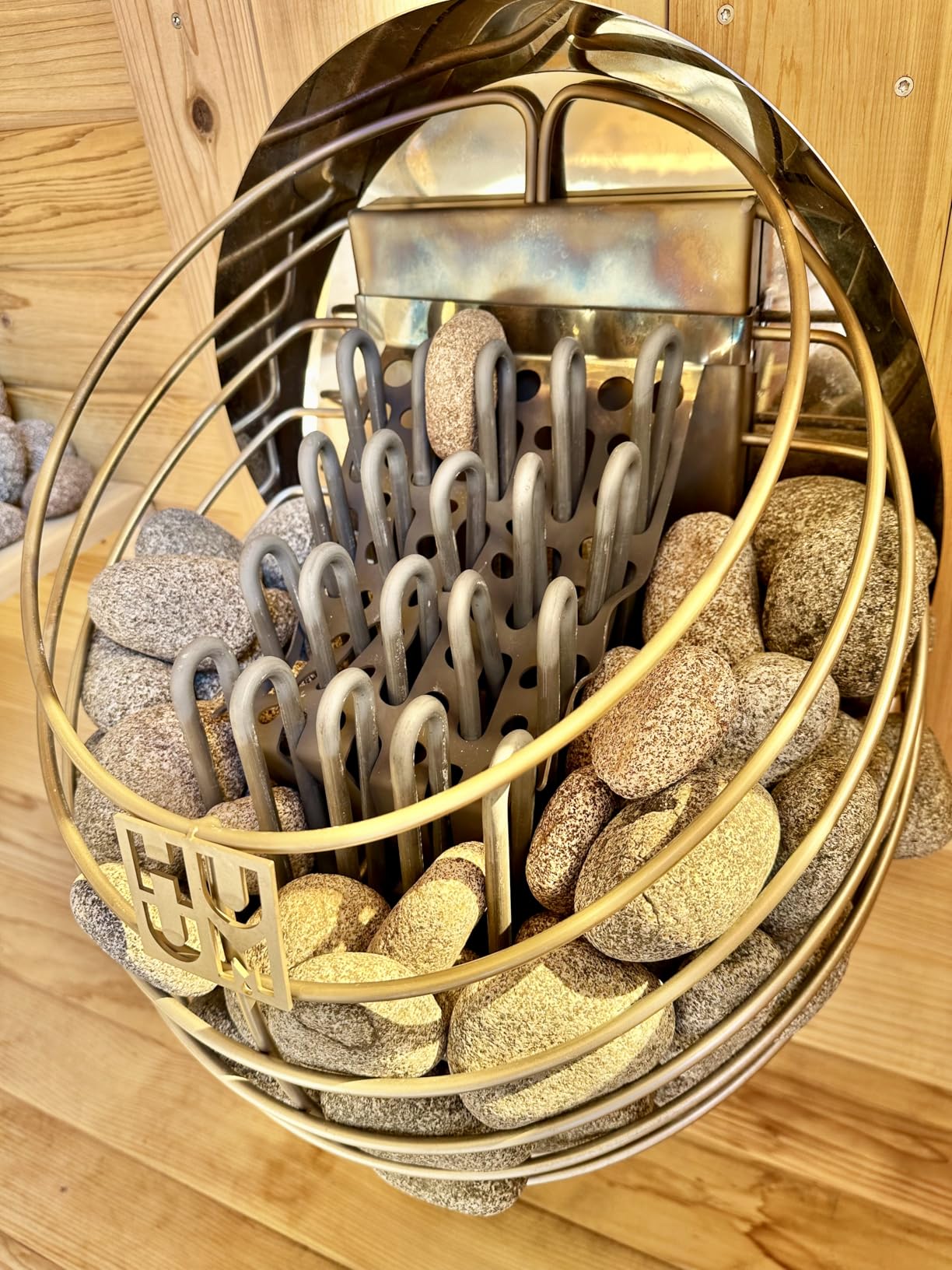 HUUM Drop Series Sauna Heater with UKU WiFi Control Bundles (Sauna Stones Included) (6kW - WiFi - Wood) - Customer Photo 2