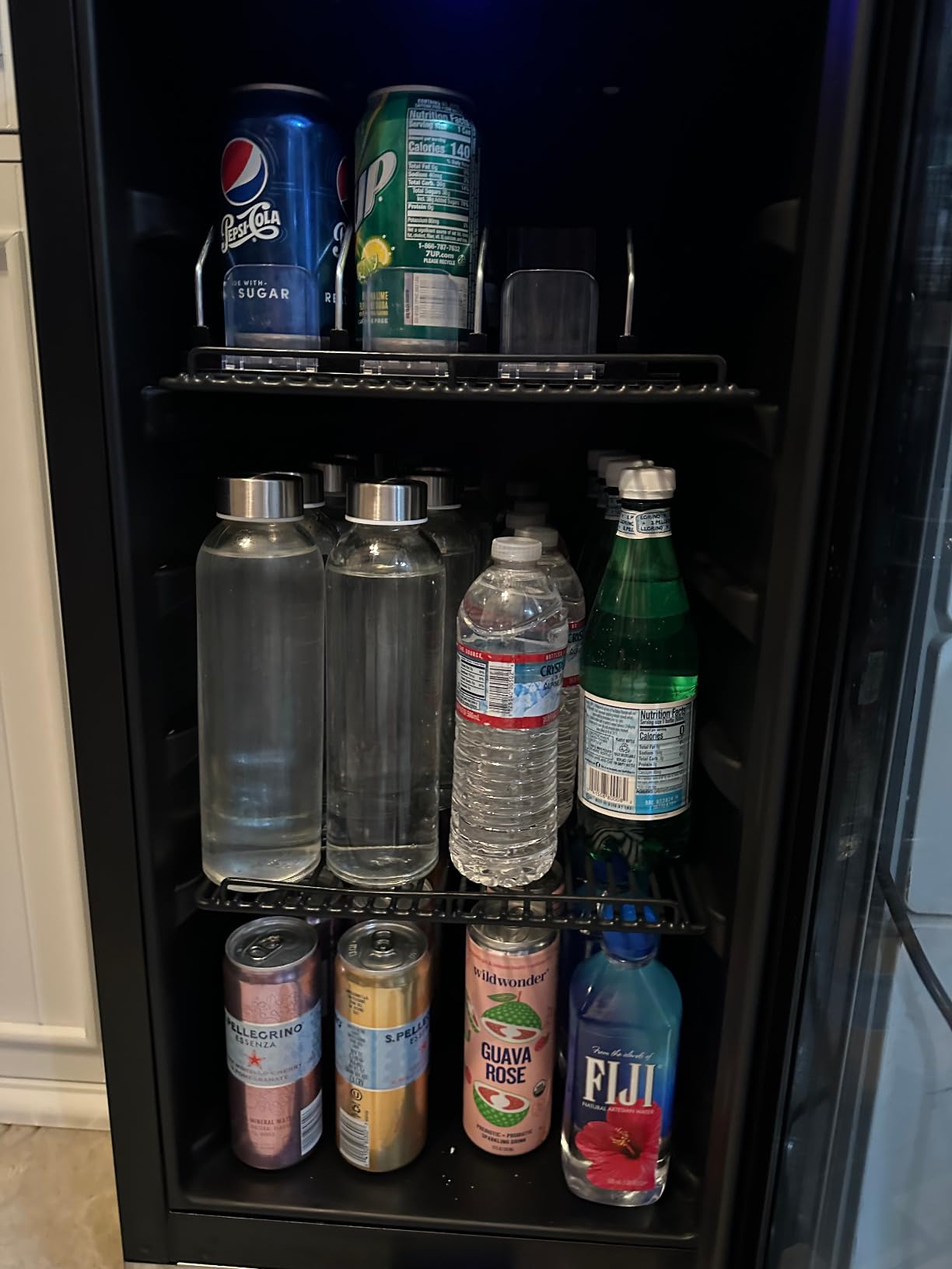 Commercial Beverage Refrigerator, 40 Inch 35 Cu.Ft. Commercial Drink Fridge, Display Refrigerator with Double Glass Door, Commercial Display Fridge with 8 Adjustable Shelves, for Shop,Restaurant,Bar - Customer Photo 1