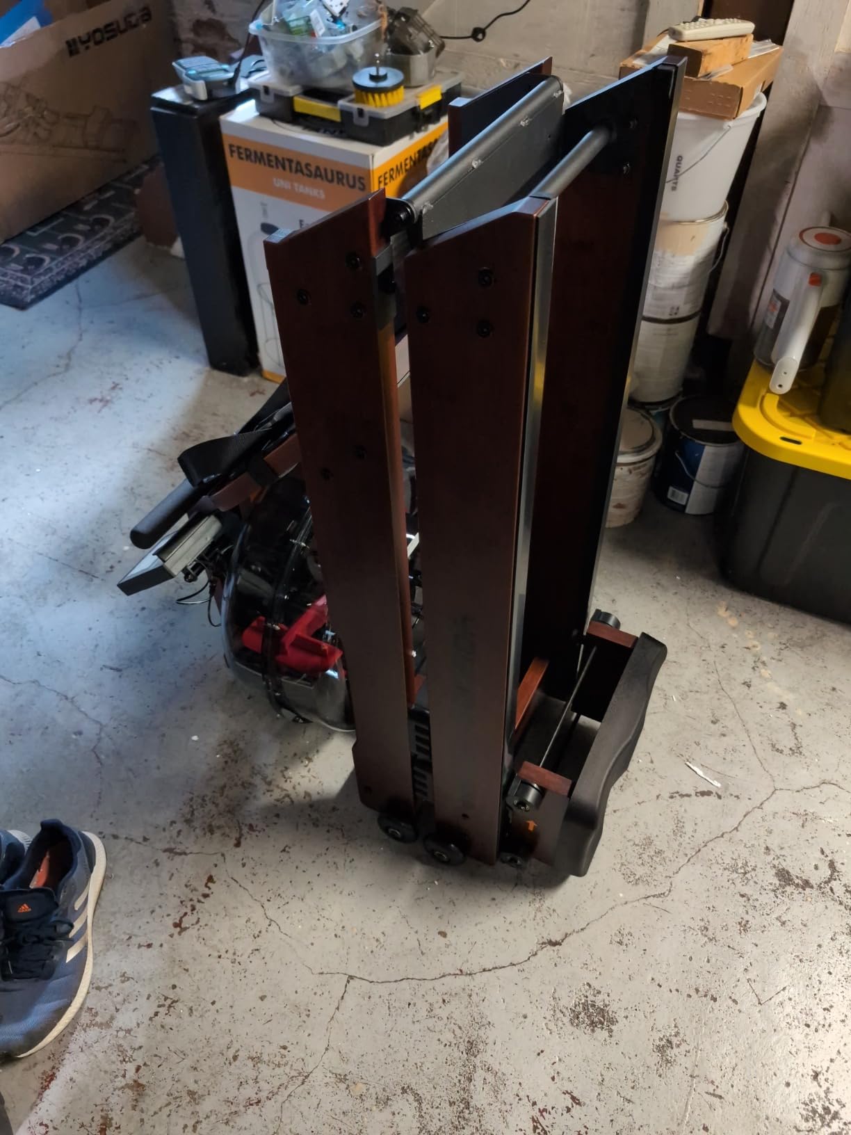 YOSUDA Water Rowing Machines for Home Use - Foldable Rower Machine 400LBS Weight Capacity with Dedicated Monitor & Bluetooth APP, Comfortable Seat - Customer Photo 2