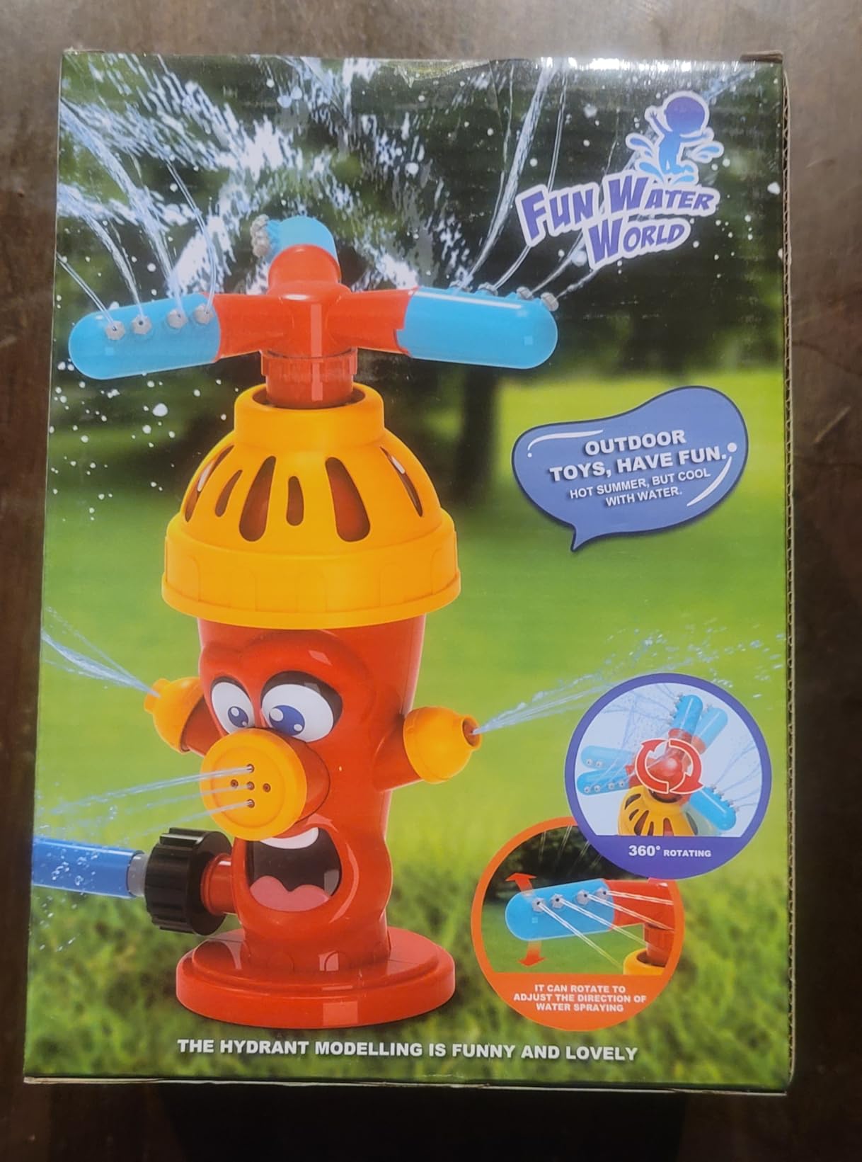 Gartenxks Water Sprinklers Outdoor Toy for Kids, Fire Hydrant Toddler Play Equipment Outside Activities for Backyard Lawn Attaches to Garden Hose Fun Toys for 3 4 5 6 7 8 Year Old Boys Girls Gifts - Customer Photo 1