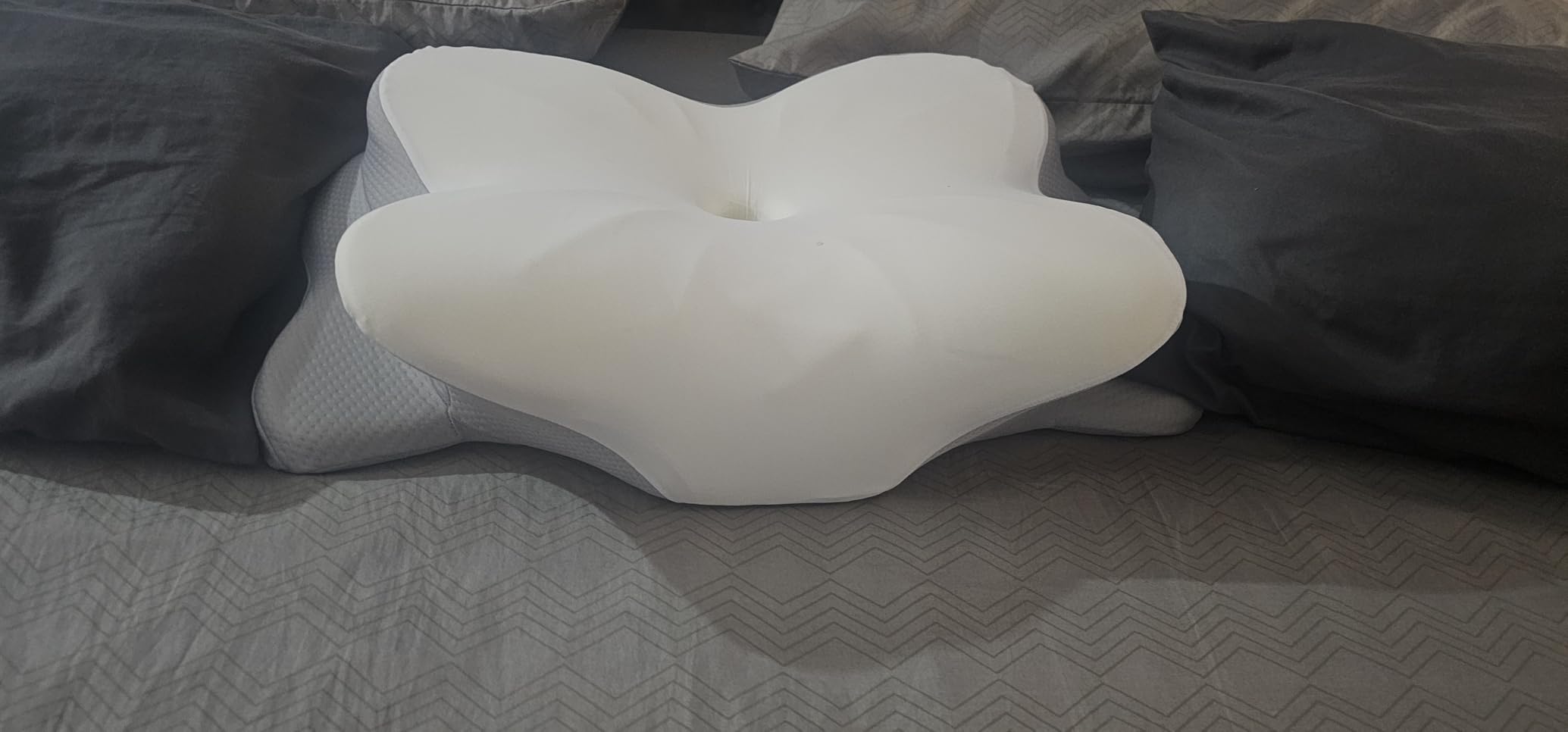 Cervical Neck Pillow, Ergonomic Memory Foam Pillows for Neck Pain Relief with Breathable Pillowcase, Adjustable Contour Neck Support Pillow for Side Back Stomach Sleepers, Odorless - Customer Photo 1