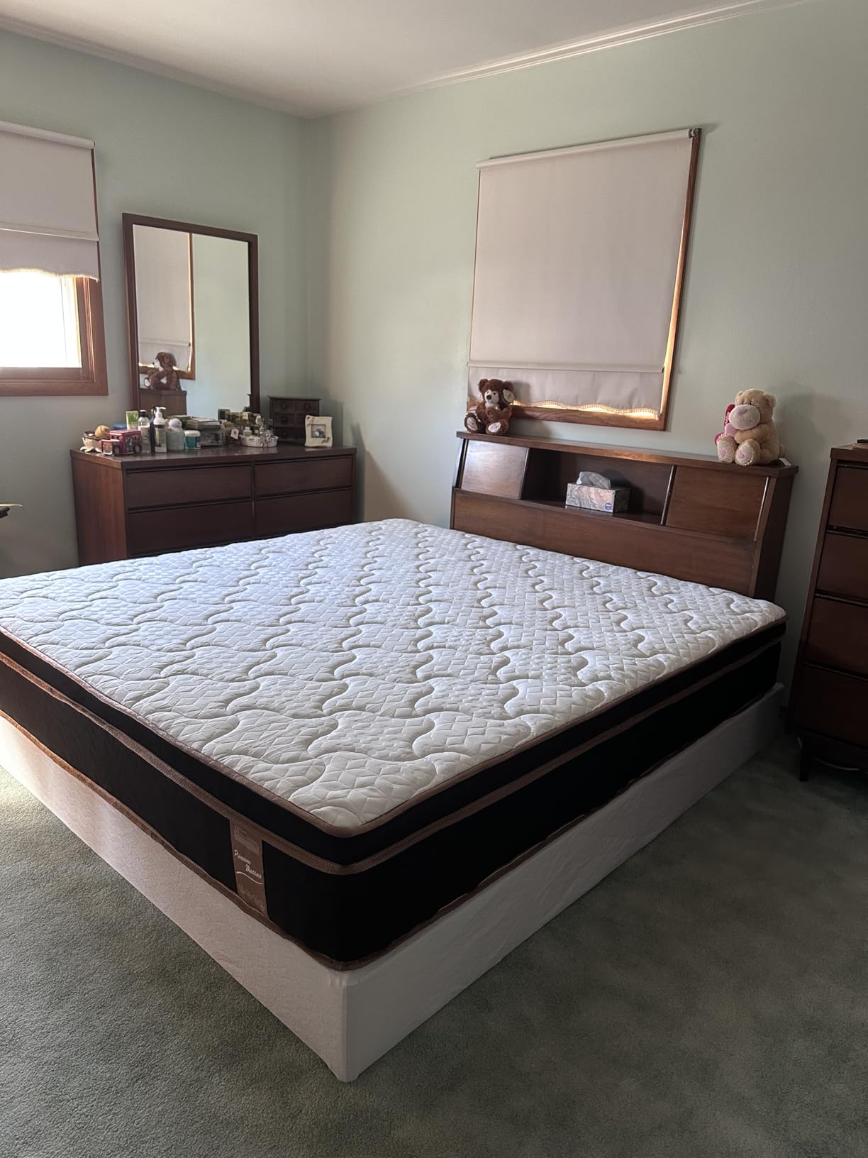 Full Mattress 10 Inch, Cooling Hybrid Bed in a Box, Individual Pocket Springs, Motion Isolation, Targeted Hip/Shoulder/Lumbar Support, Fiberglass-Free, Ergonomic Zones, 365-Night Trial, CertiPUR-US - Customer Photo 1