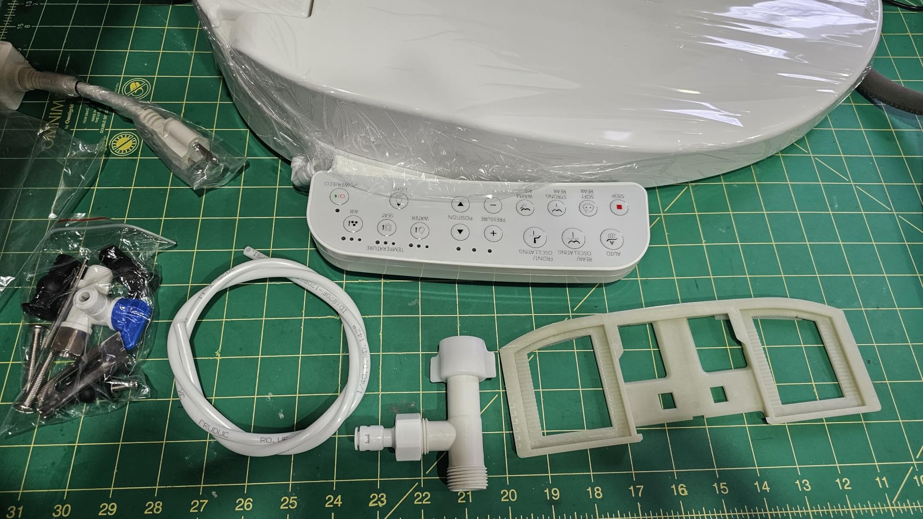 WONDERSKY Elongated Bidet Toilet Seat, Smart Heated Toilet Seat with Warm Water and Dryer, Soft Close Bidet Seat with Adjustable Temperature, Stainless Steel Nozzle - Customer Photo 2