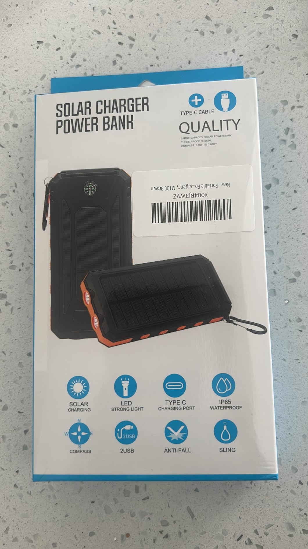 Portable Power Station 99.9Wh Power Bank for Camping Essentials Small Electric Mini Generator Large Lithium Battery with 110V AC Plug in Output 60W Type-C Laptop Home Backup Outdoor Emergency - Customer Photo 1