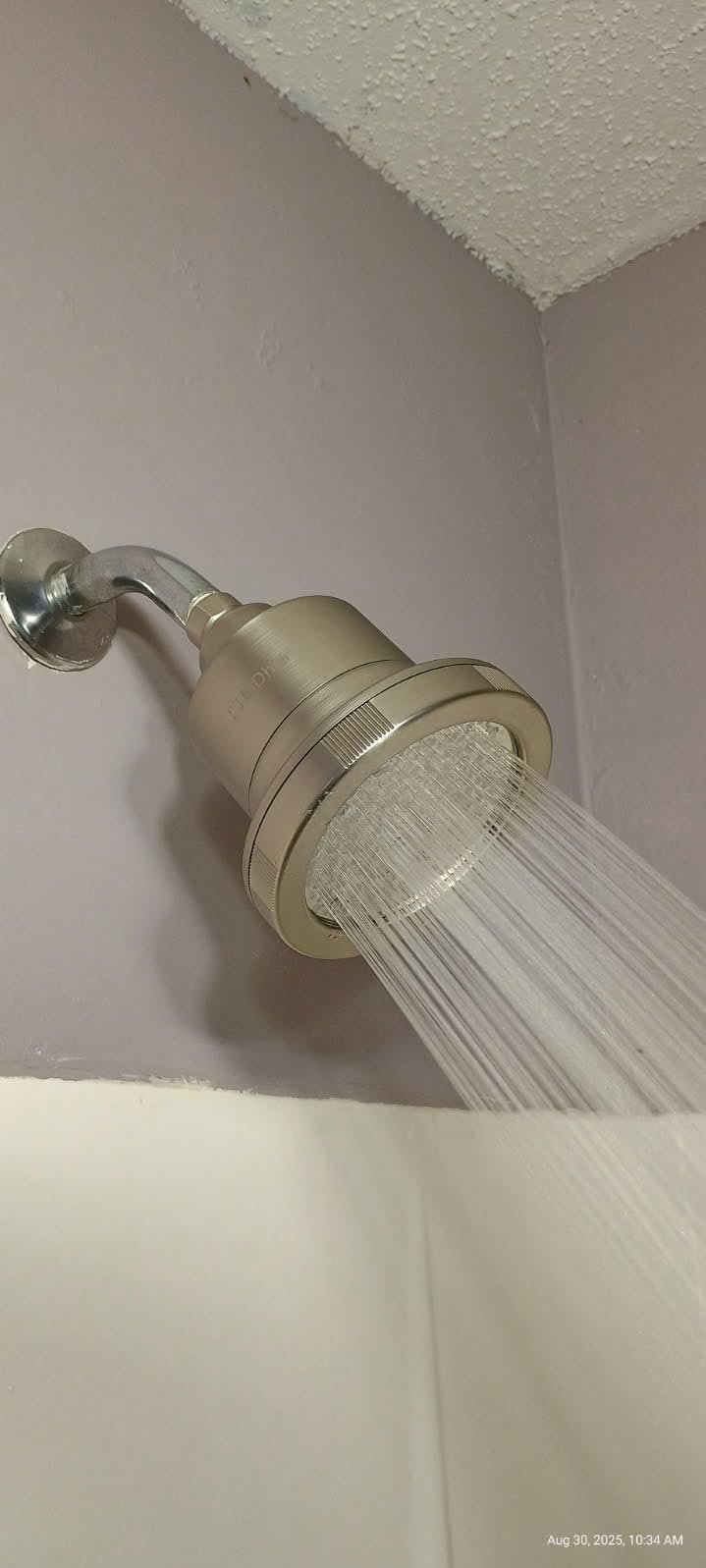 Filtered Showerhead - 20 Stage Water Filtration System for Healthier Hair & Skin, Removes Chlorine & Heavy Metals, Dermatologist Tested, Includes 2.5 & 1.8 GPM Flow Restrictors, High Pressure - Customer Photo 1