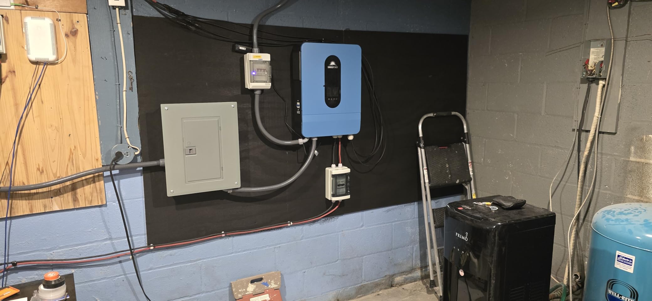 SUNGOLDPOWER 10000W 48V Solar Inverter, Built-in 2 MPPT Solar Controllers, Max 200A Battery Charging, AC Input/Output 120V/240V(settable),Pure Sine Wave Inverter(WiFi and BMS COMM) UL1741 - Customer Photo 1