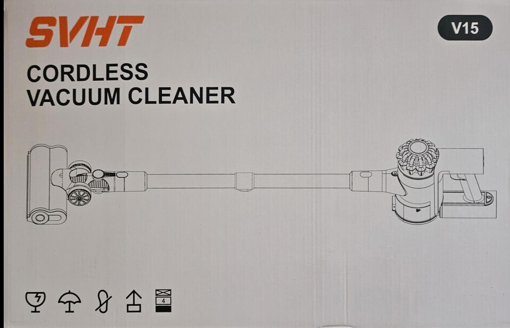 V15 Cordless Vacuum Cleaner, 45Mins Powerful Vacuum Cleaners for Home, Lightweight Stick Vacuum with Advanced Green Light Tech, Rechargeable Battery Vacuum for Carpet,Pet Hair,Hardwood Floor - Customer Photo 1