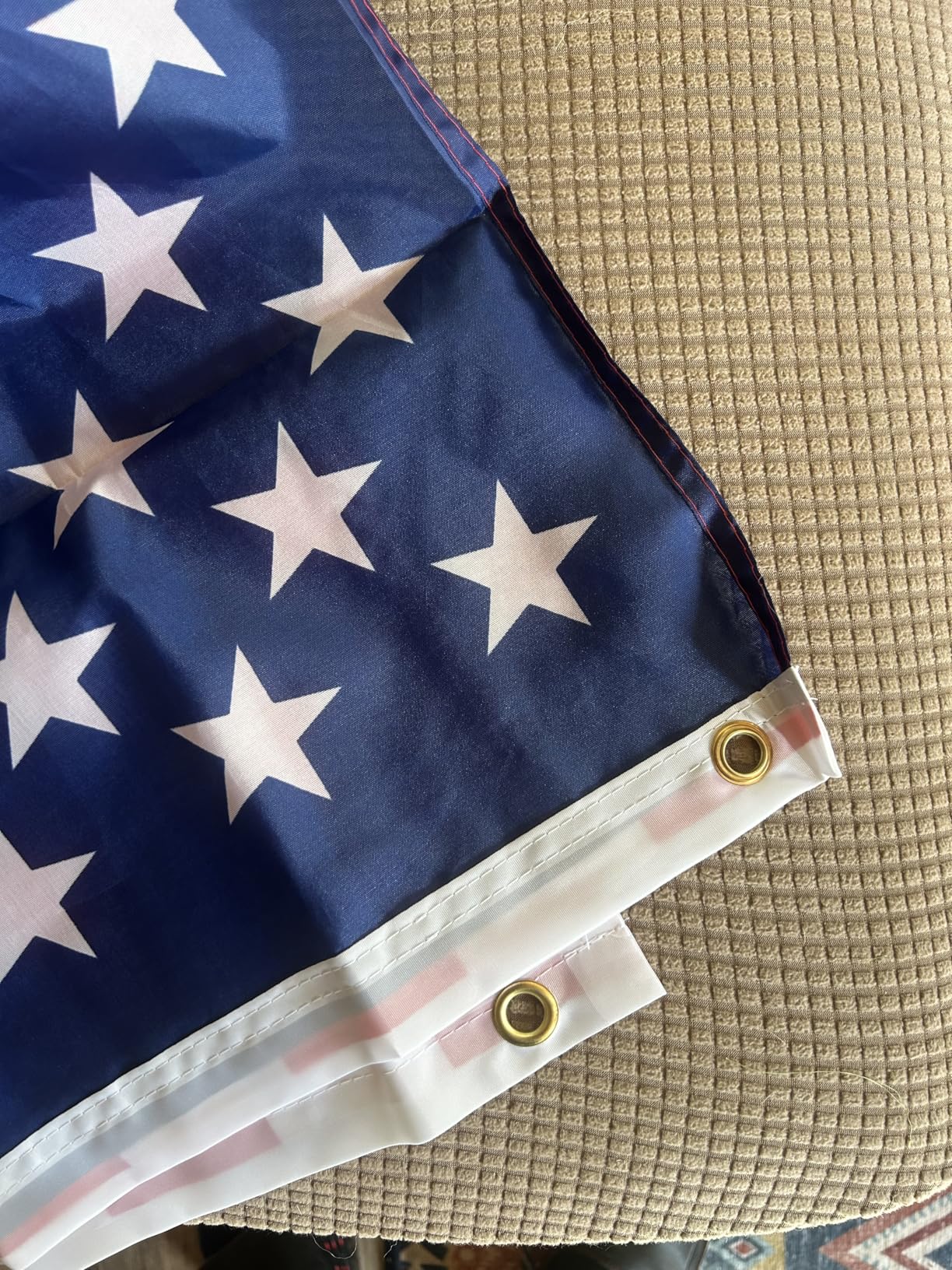 20FT Heavy Duty Solar Flag Pole Kit,12 Gauge Flag Pole for Outside House Thick Aluminum Flagpole with 136 LED Light & 3x5 American Flag for Outside Ip67 Waterproof,Black - Customer Photo 3