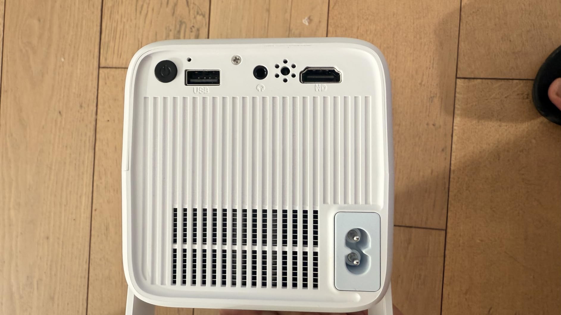 Mini Projector Native 1080P, Portable Outdoor Movie Projector with WiFi and Bluetooth, 4K Supported, Compatible with Smartphone, HDMI, USB, TV Stick, PS5 for Home Theater, Bedroom, Outdoor Use - Customer Photo 1