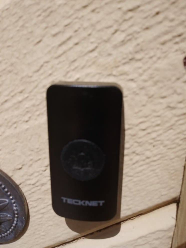 TECKNET Solar Wireless Driveway Alarm with 2600FT Long Range & 36 Melodies & 5 Volumes and Supports 4 Zones Weatherproof Motion Sensor Alarm to Protect Inside /Outside Property (1 Receiver 1 Sensor) - Customer Photo 1