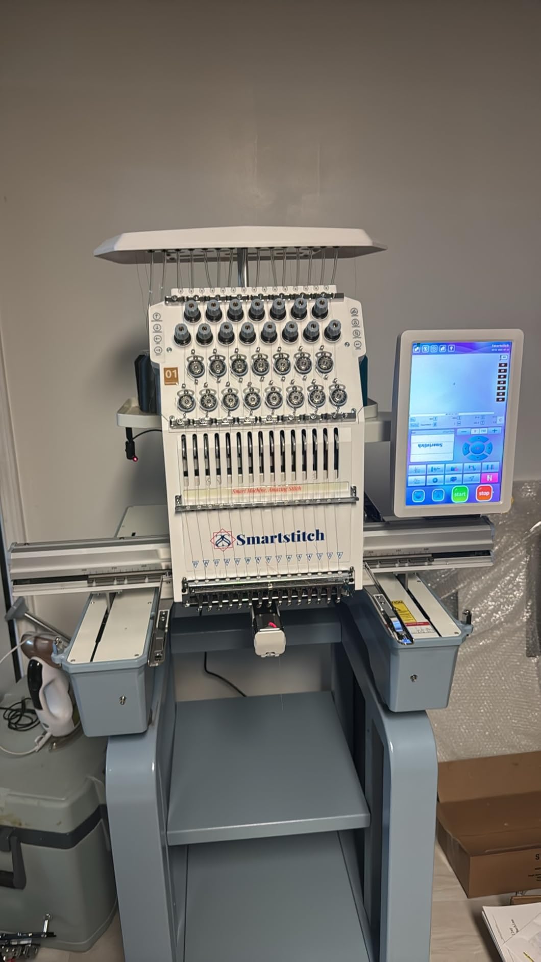 Smartstitch S-1502HC Beast Embroidery Machine with Two Heads 15 Needles each, 20