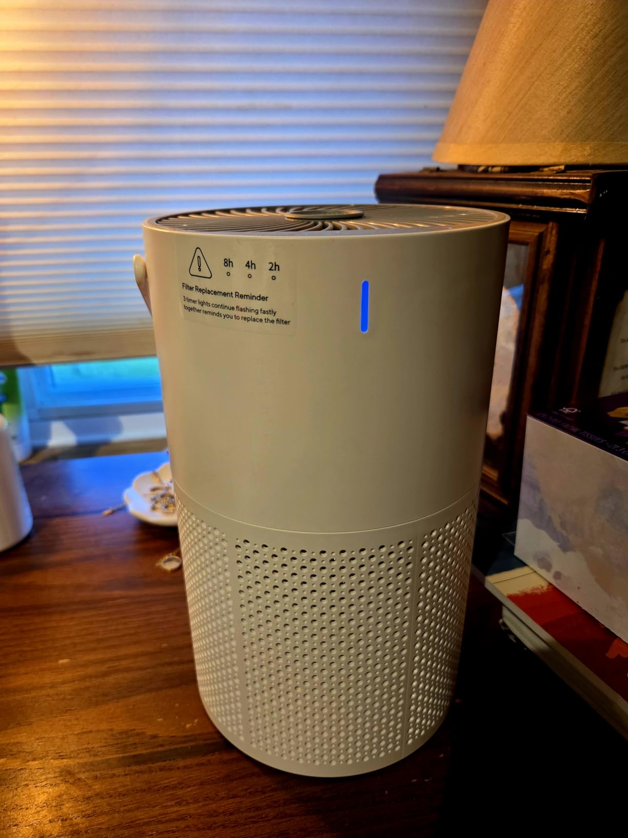 Air Purifier for Home Large Room up to 1095 Sq Ft, H13 True HEPA Filter for Allergies, Smoke, Odor, Pets, Dust, Quiet Sleep Mode, Timer, Air Purifiers for Home Bedroom Office - Customer Photo 2