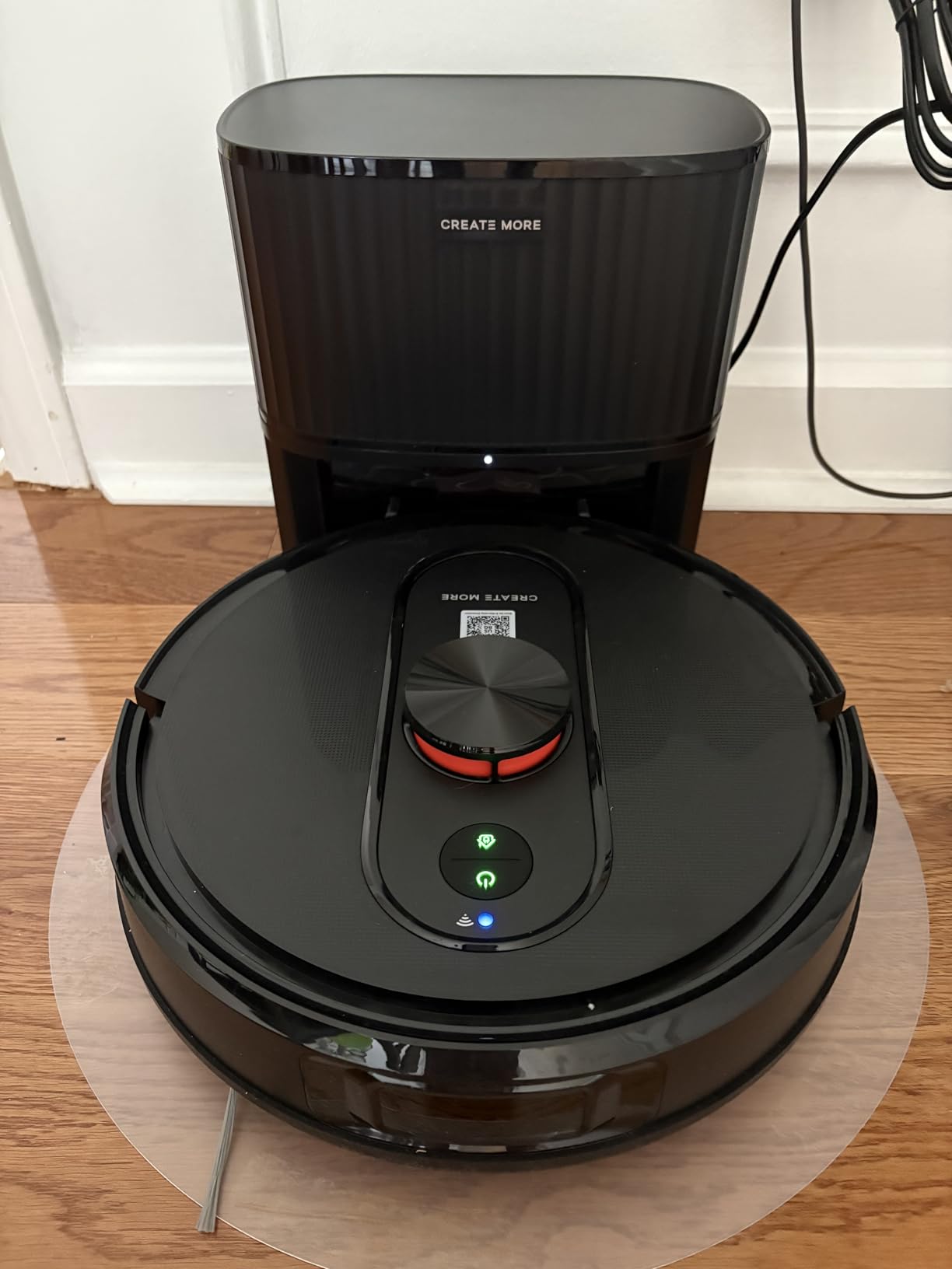 Bagotte Robot Vacuum and Mop, Robotic Vacuum with Mapping,Self Emptying Station for 60 Days, 5000Pa Suction, LiDAR Navigation, No-Go Zones,Wi-Fi/App/Alexa Control,Hard Floors and Carpets - Customer Photo 1